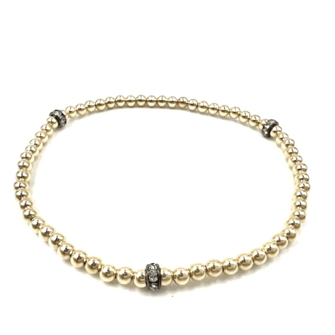 ERIN Karma Glitter 14k gold filled bracelet