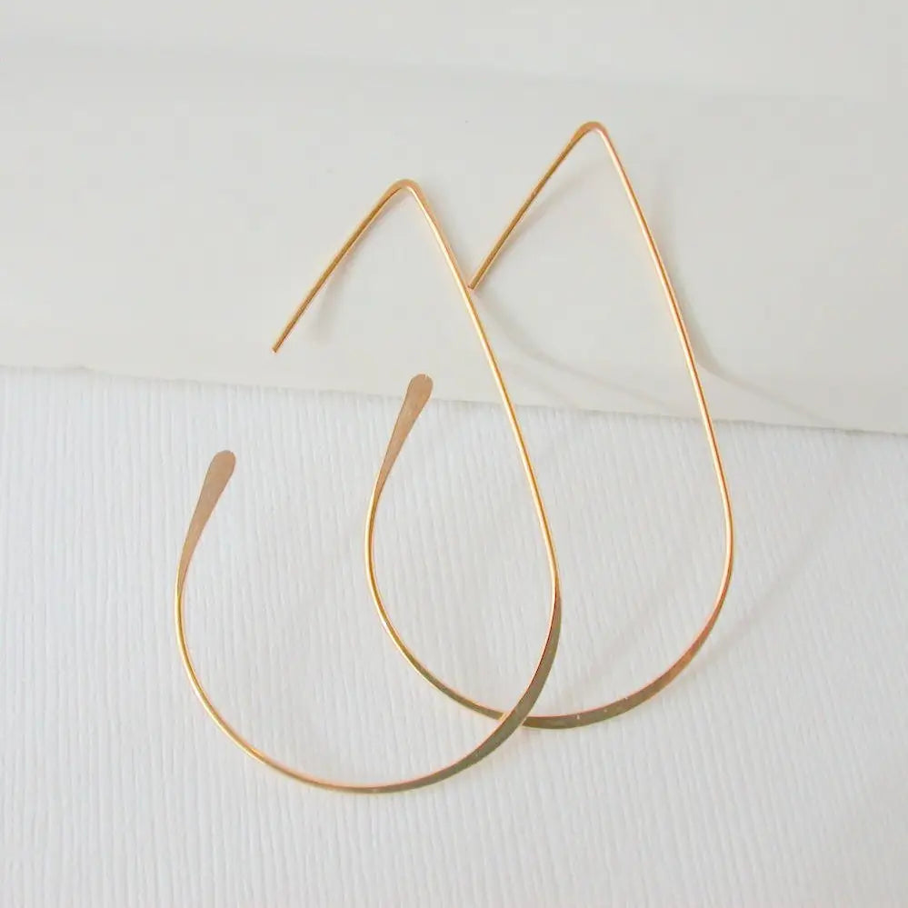 Linda Teardrop Threader Earring