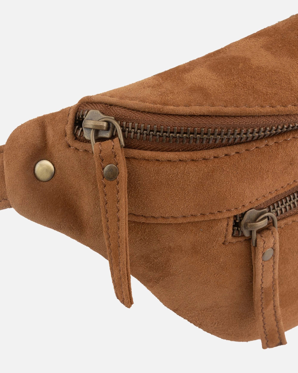 Belle Suede Leather Belt Bag