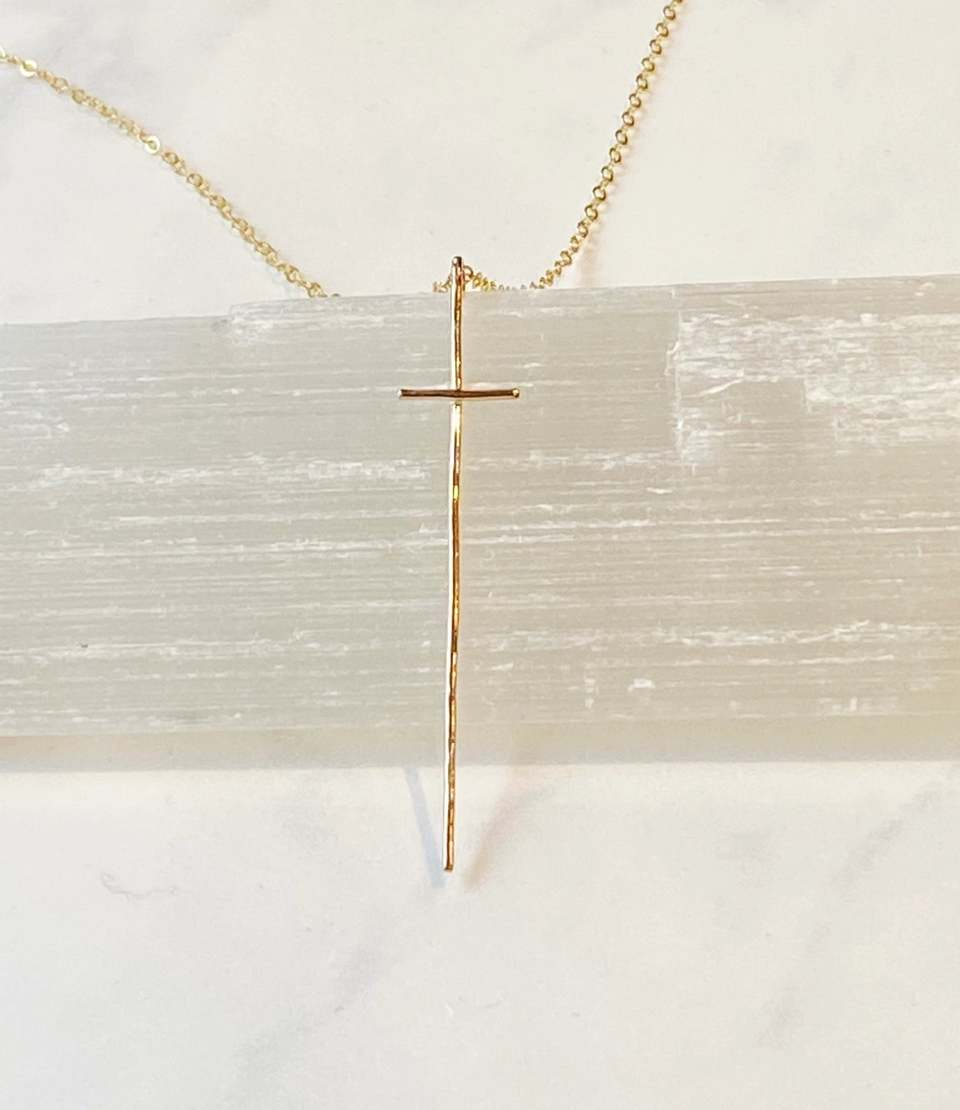 Modern Cross Necklace