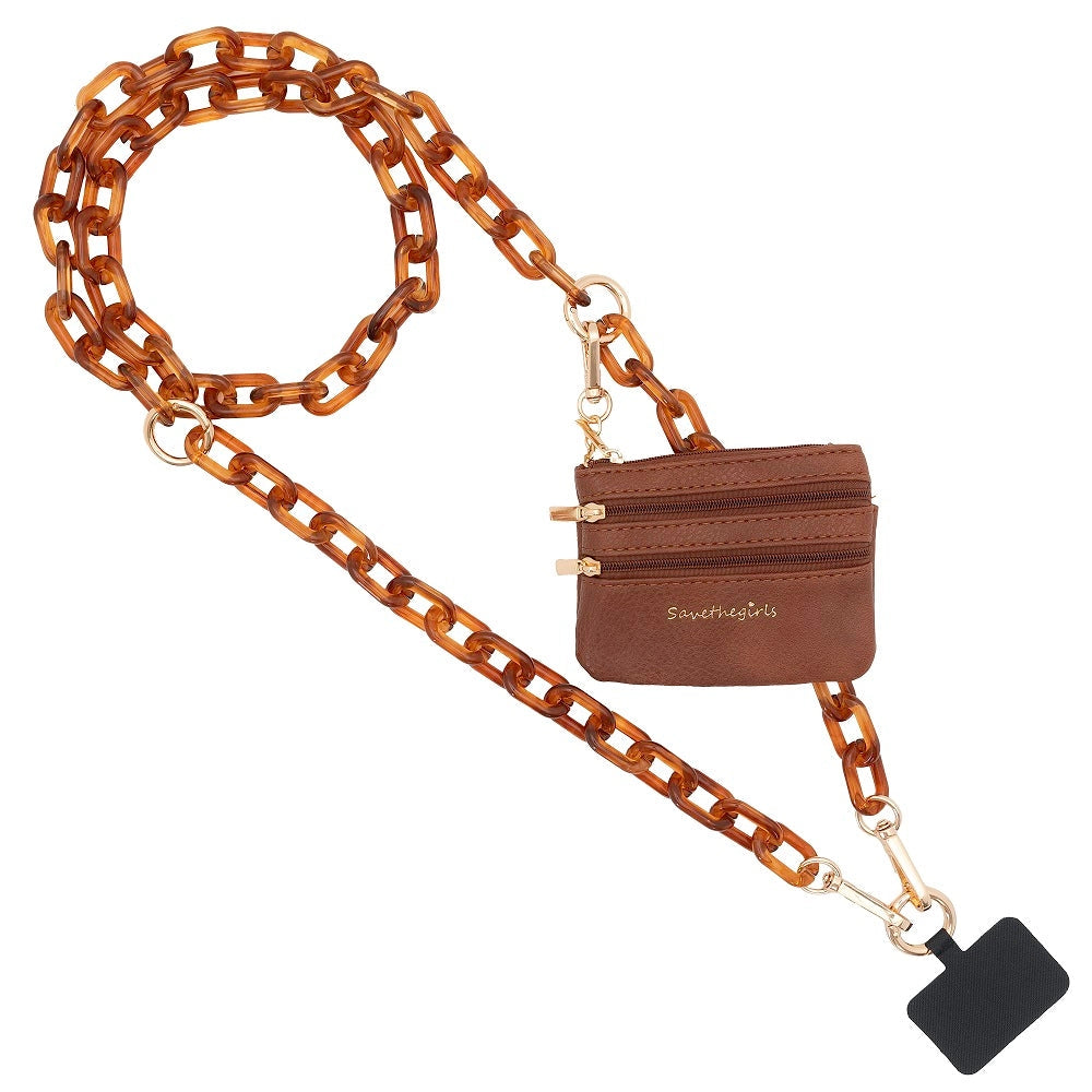 Clip & Go Phone Chain with Pouch
