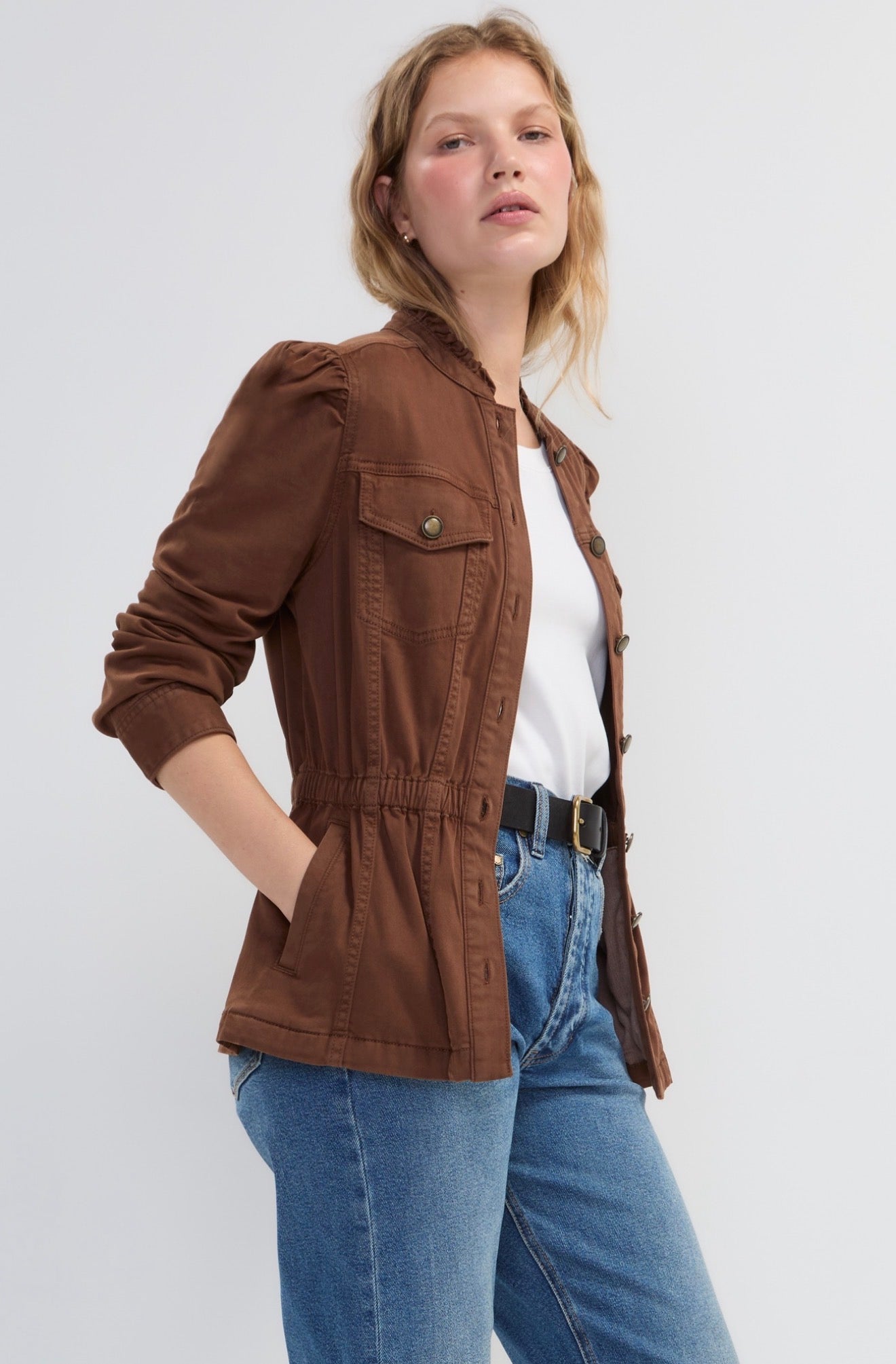 LPLA Carob Brown Trucker Jacket