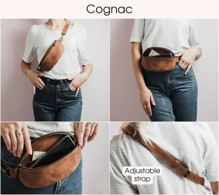 Leather fanny pack/sling