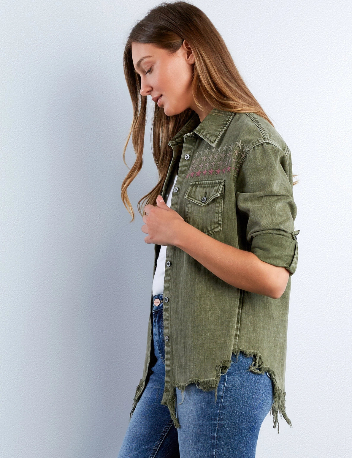 BillyT Superstar Denim Shirt Jacket