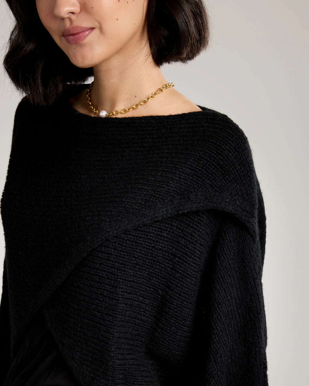 Alessandra Knit Wrap Sweater