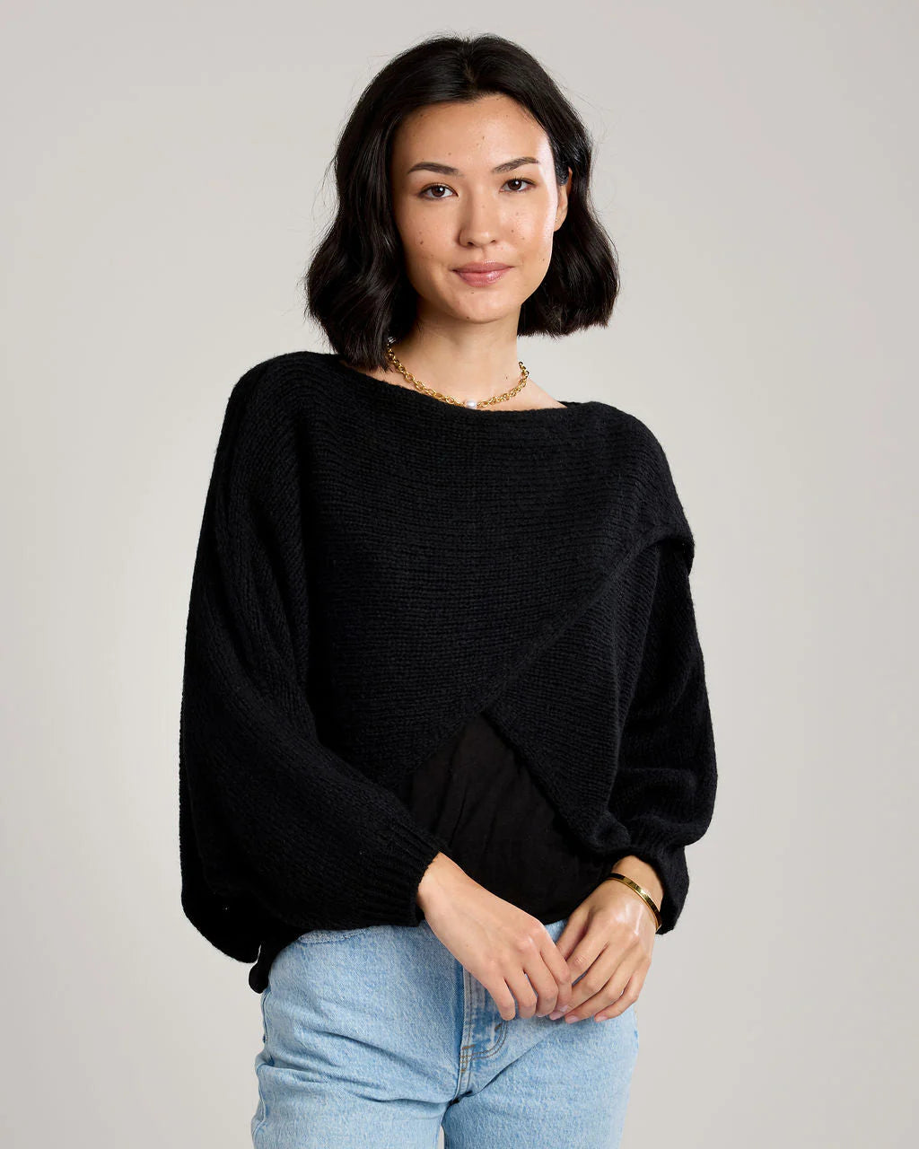 Alessandra Knit Wrap Sweater