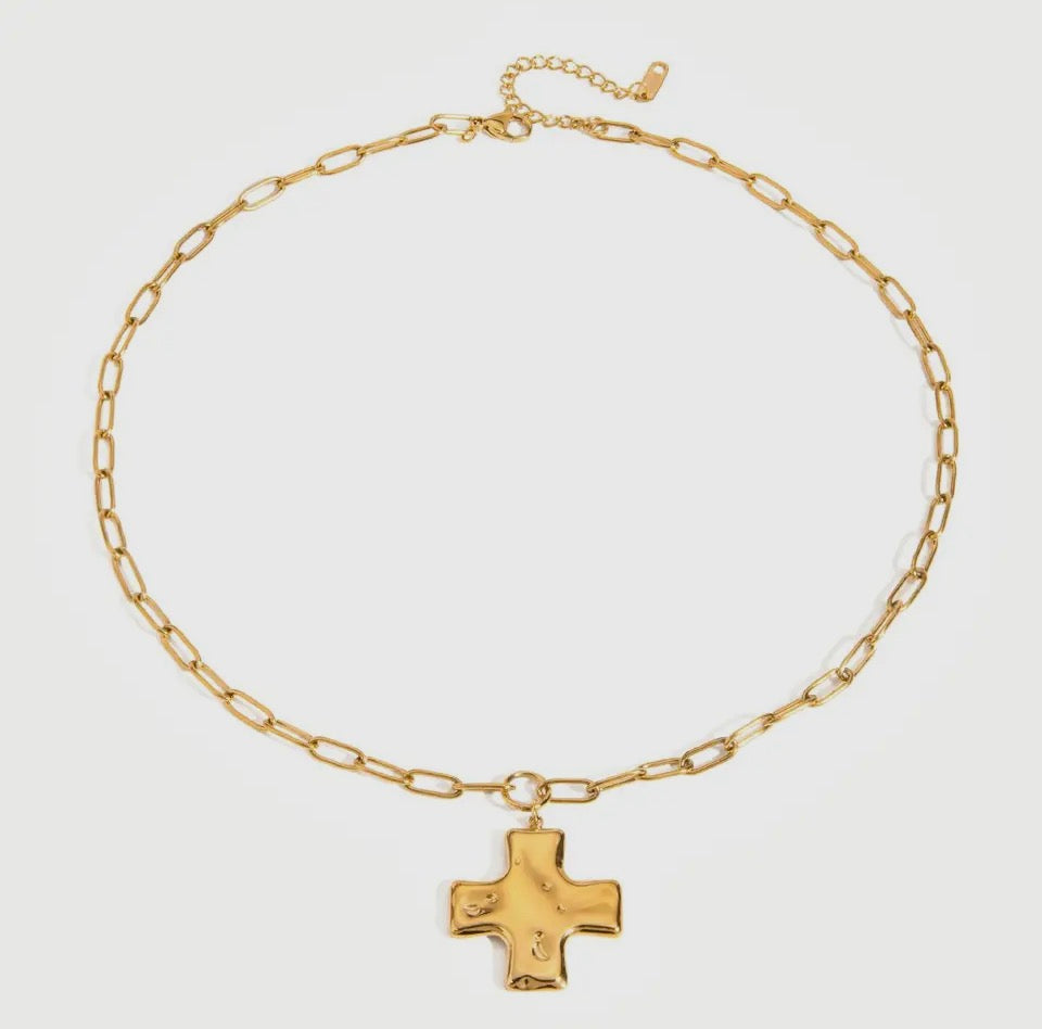 Cindy Waterproof Cross Necklace