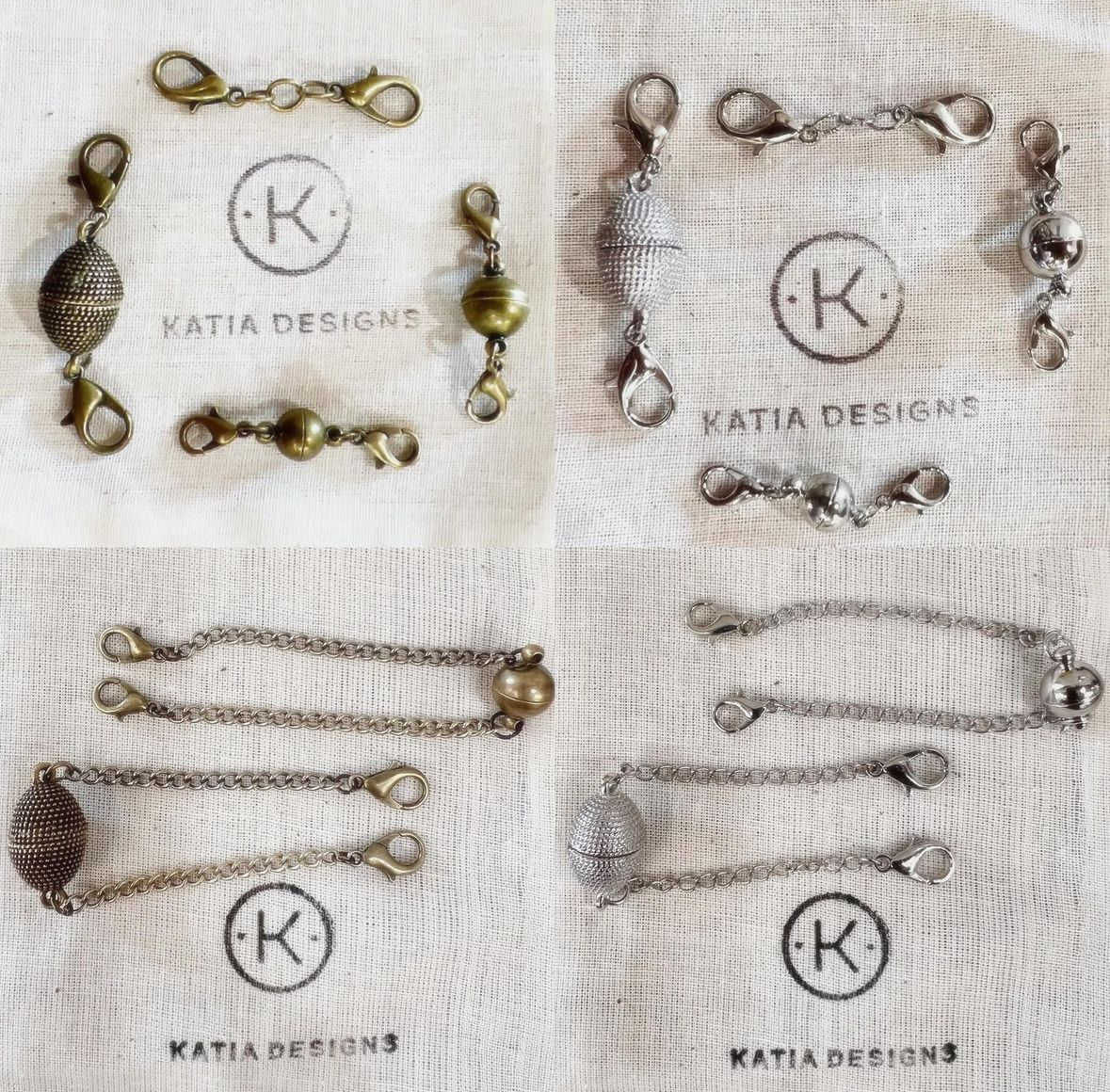 KATIA Magnetic Clasp & Magnetic Extenders