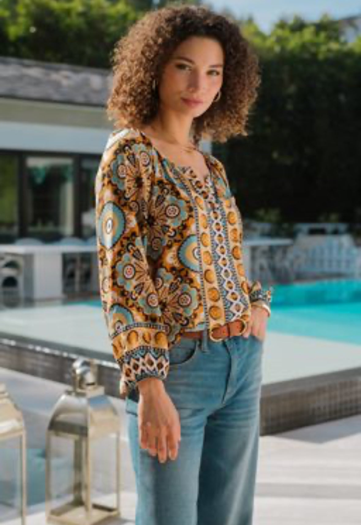 LPLA Ocean Jasper Blouse