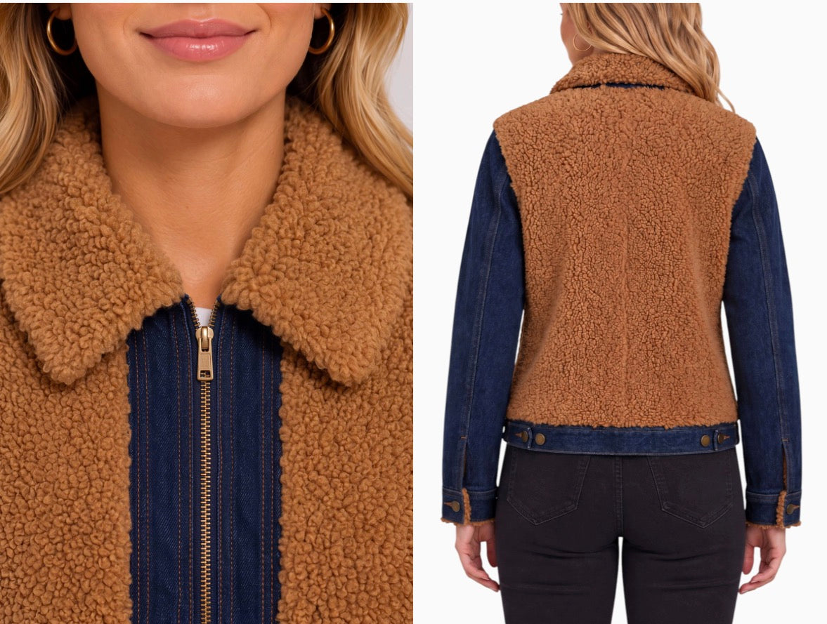 LPLA Sherpa Denim Jacket