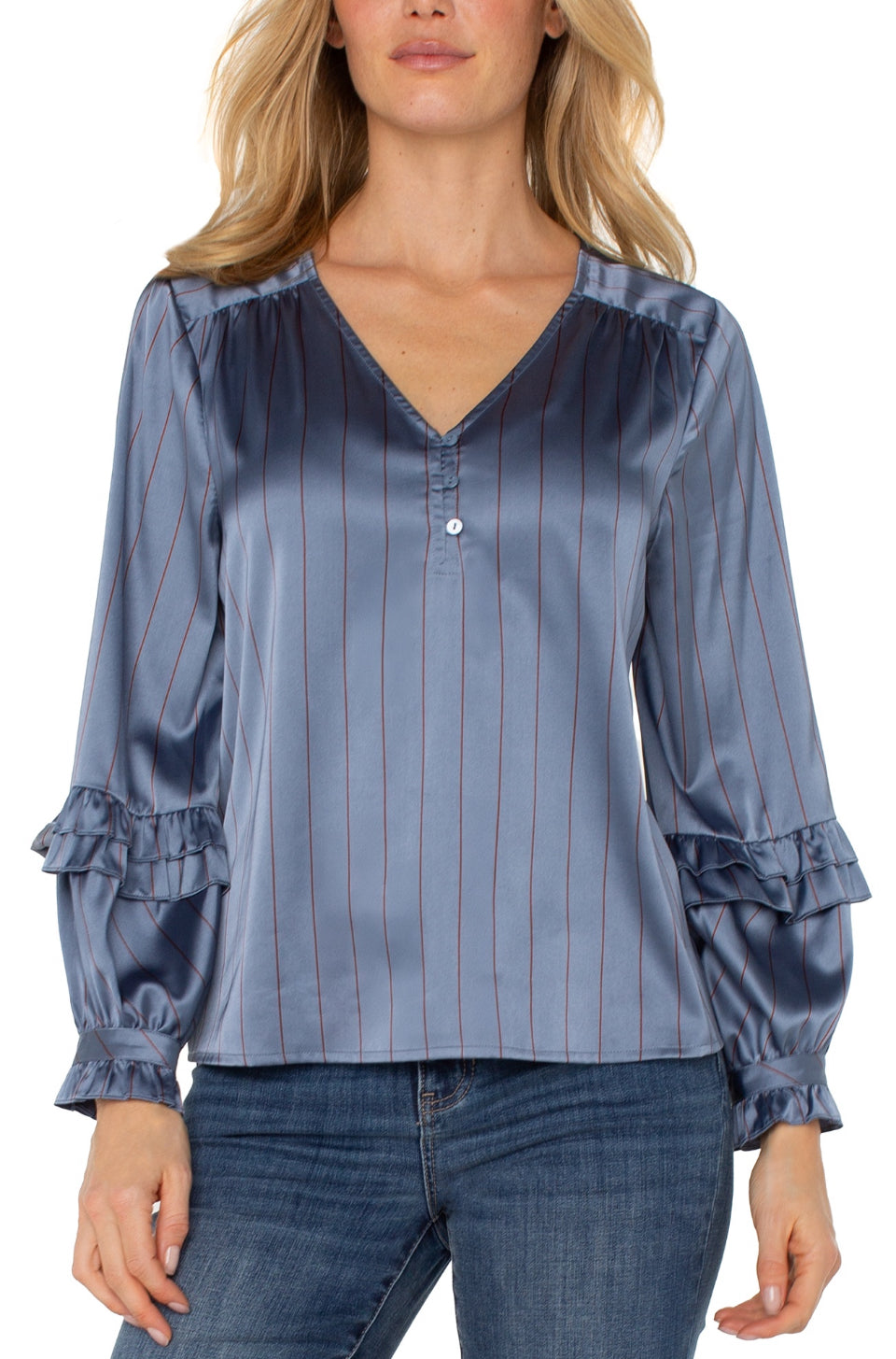 LPLA Ruffle Sleeve Blouse