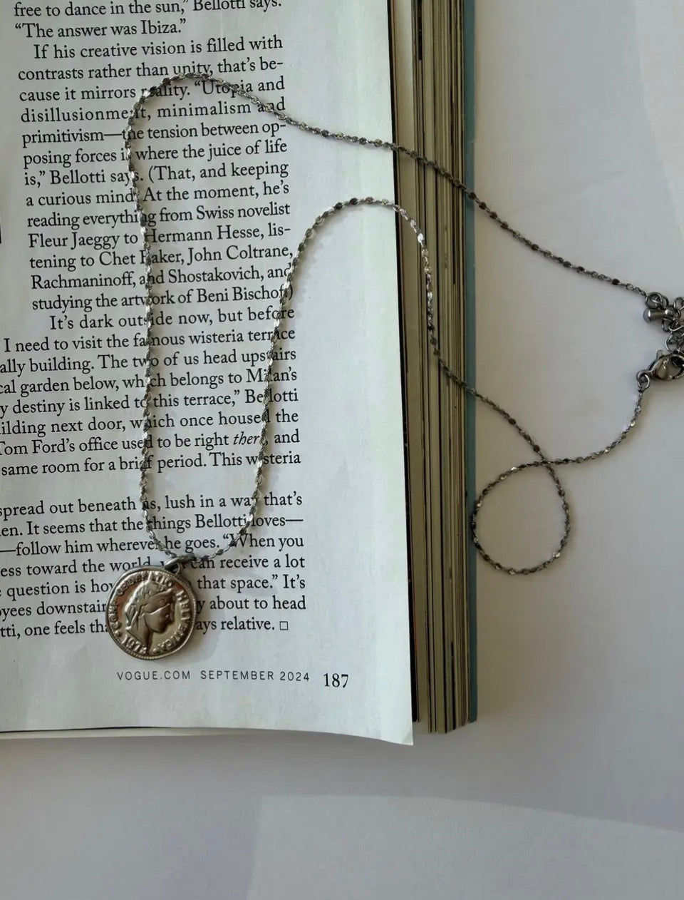 Marina coin necklace