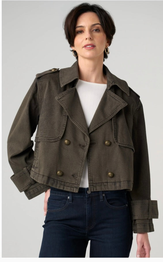LPLA CROPPED DENIM TRENCH