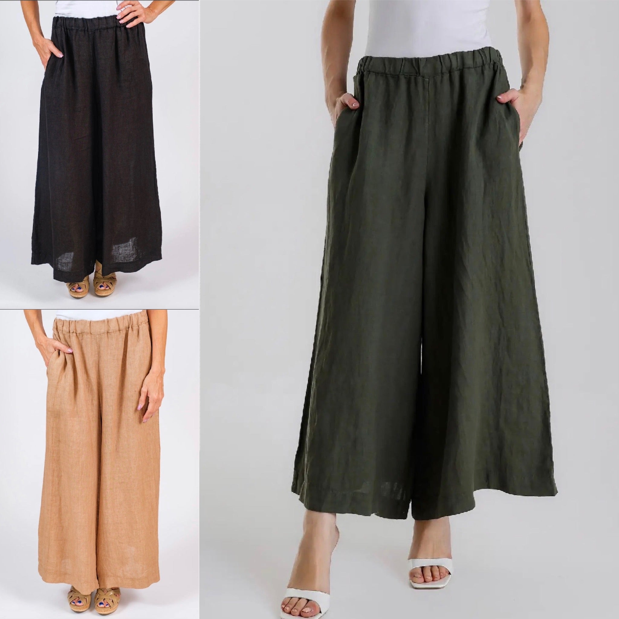 Peggy Crop Palazzo Pant
