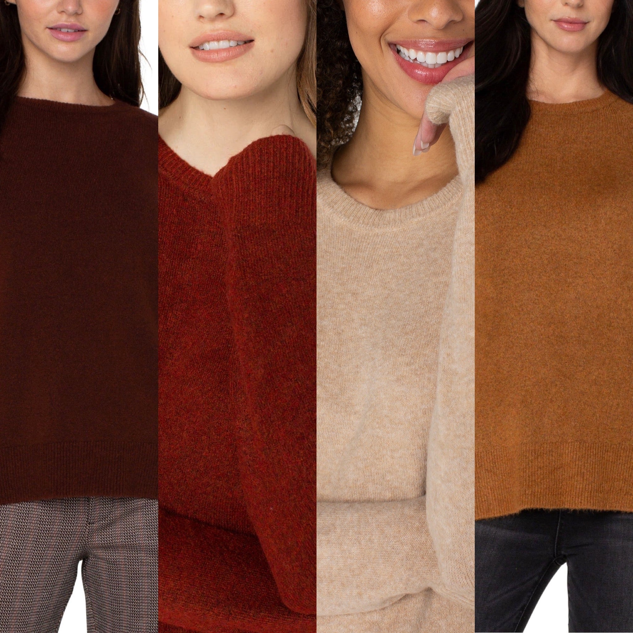 LPLA Heather Sweater with side slits