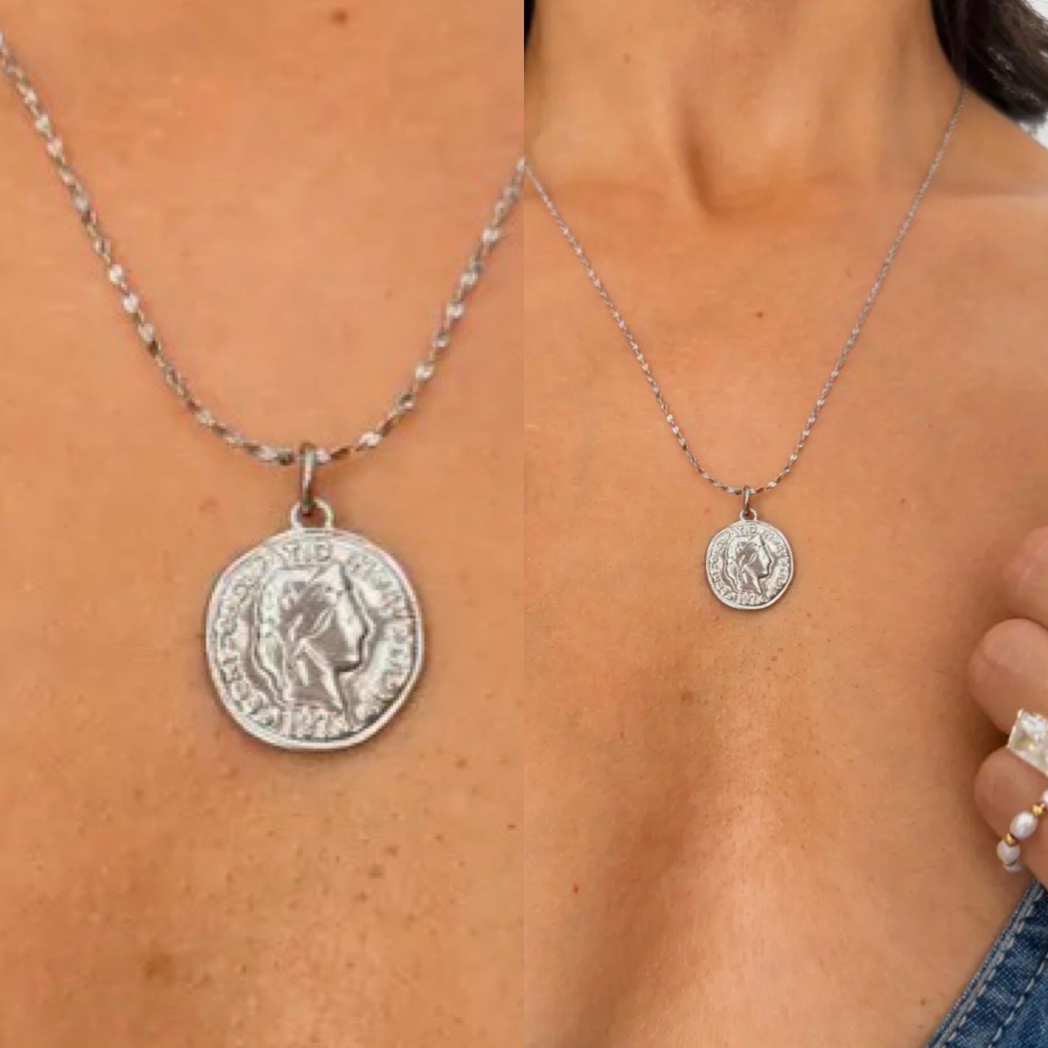 Marina coin necklace