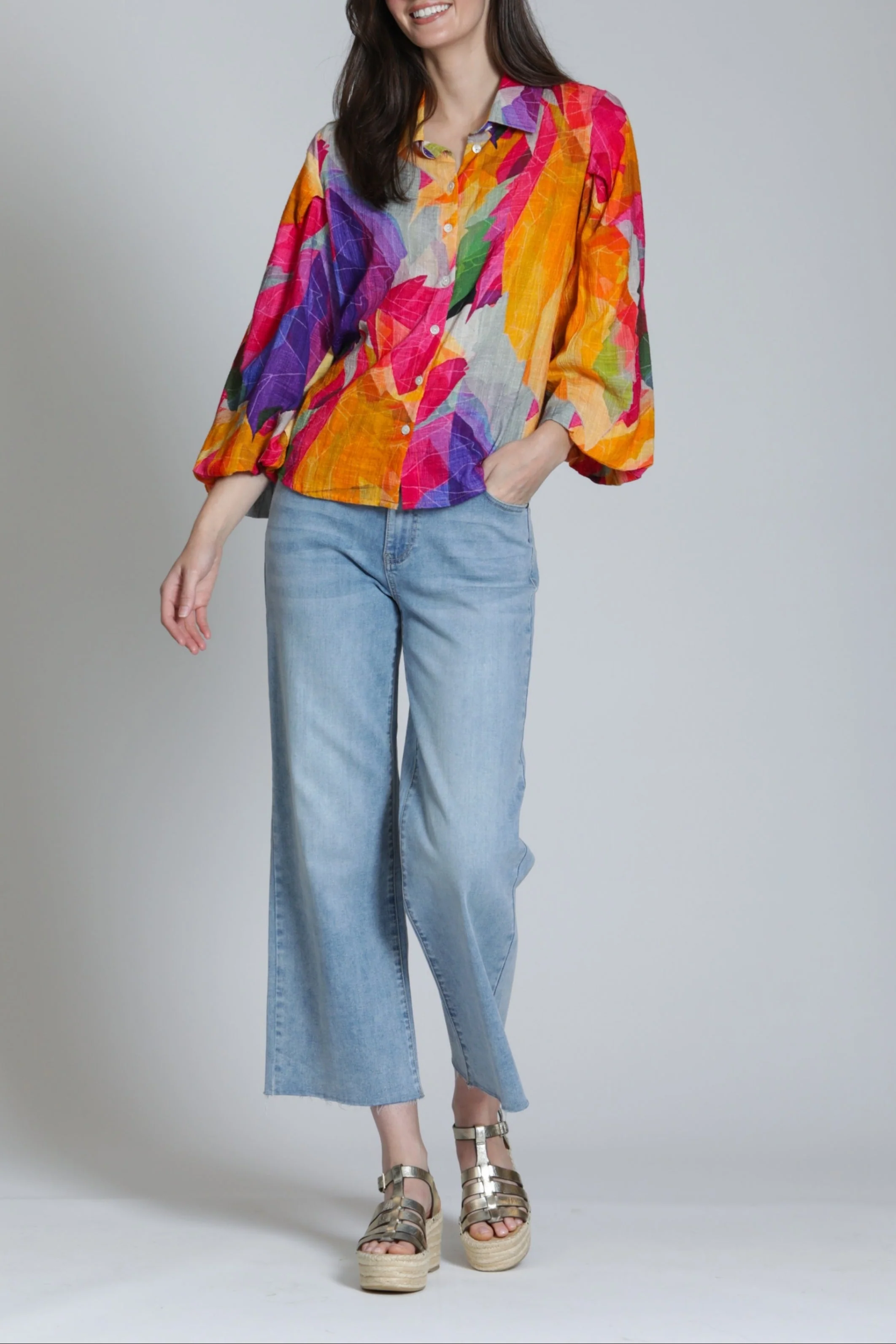 APNY Sunrise Prism Blouse
