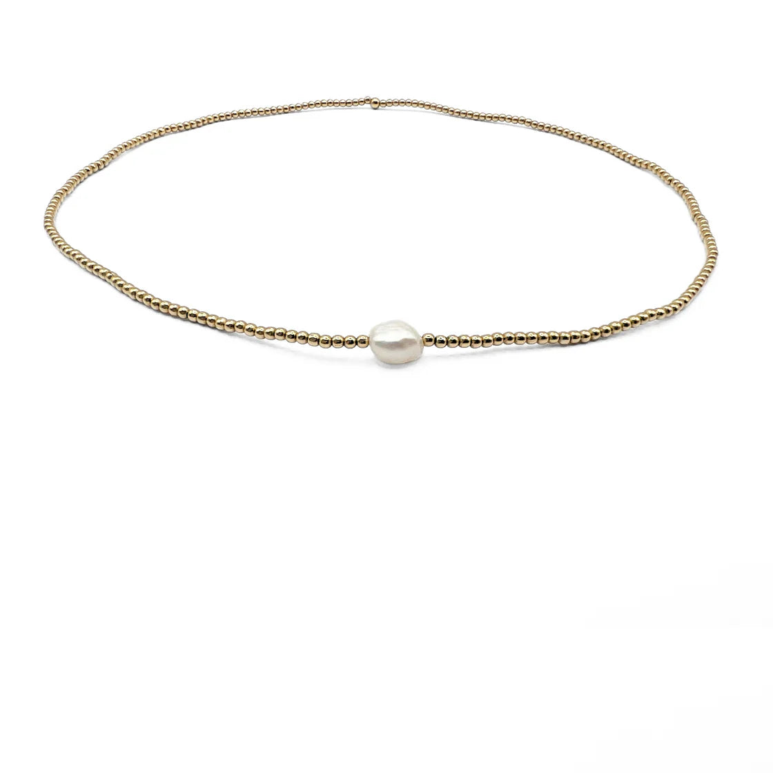 Erin single Baroque pearl necklace