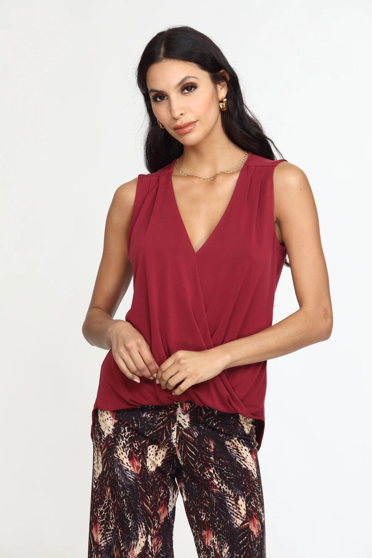 Veronica M Everyday Surplice tank