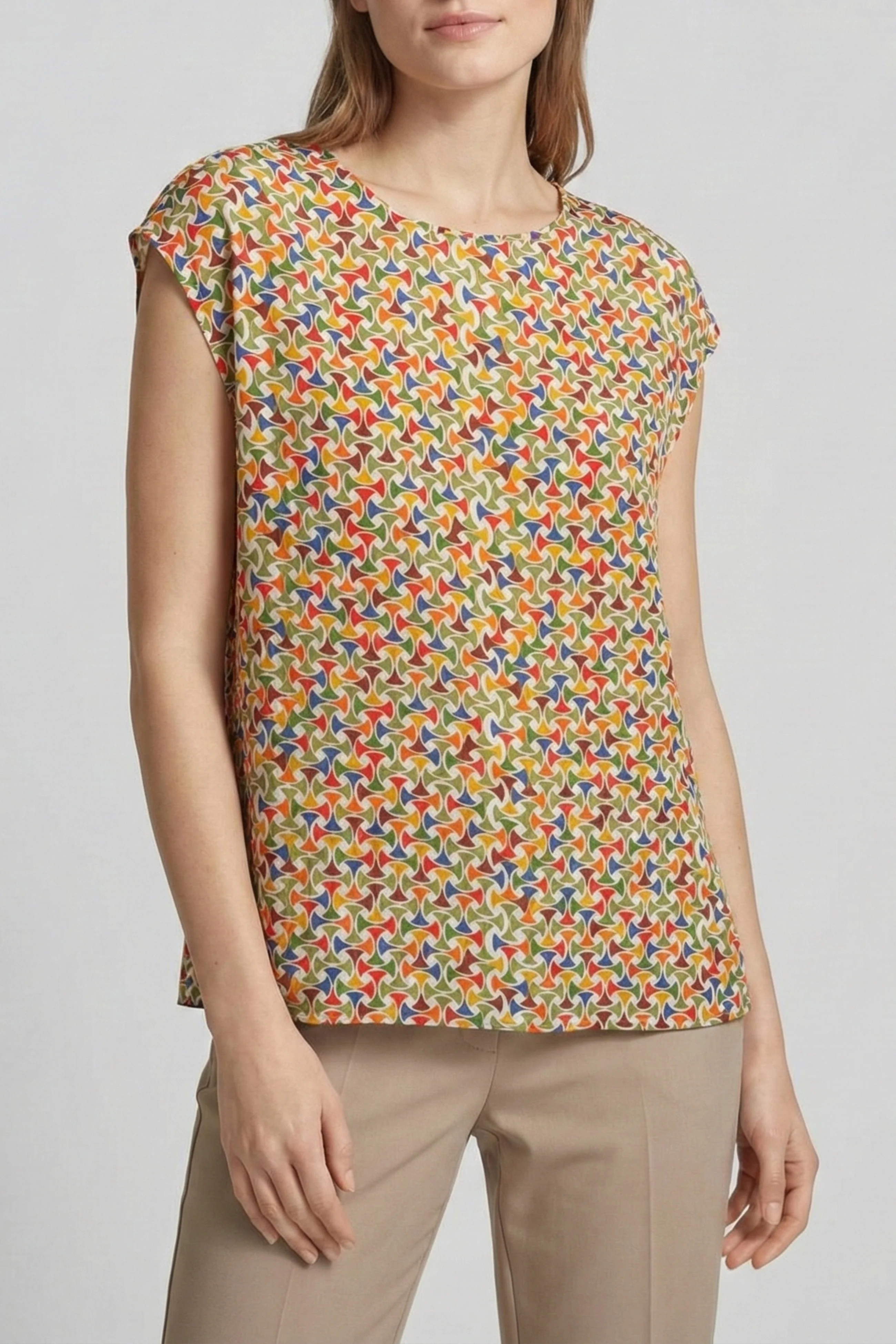 APNY Tess Cap Sleeve Blouse