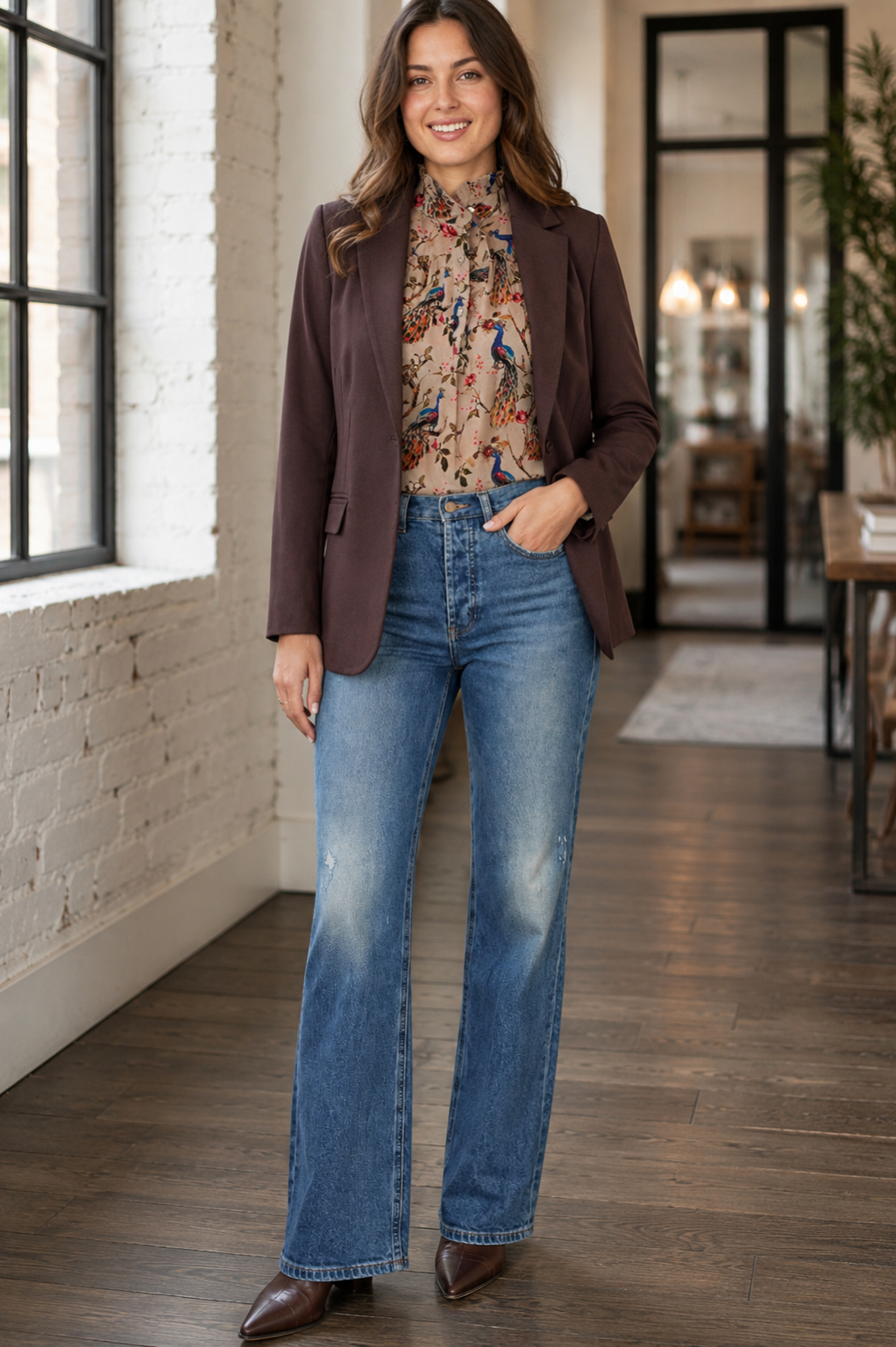LPLA Maisie Vintage Straight Leg 32