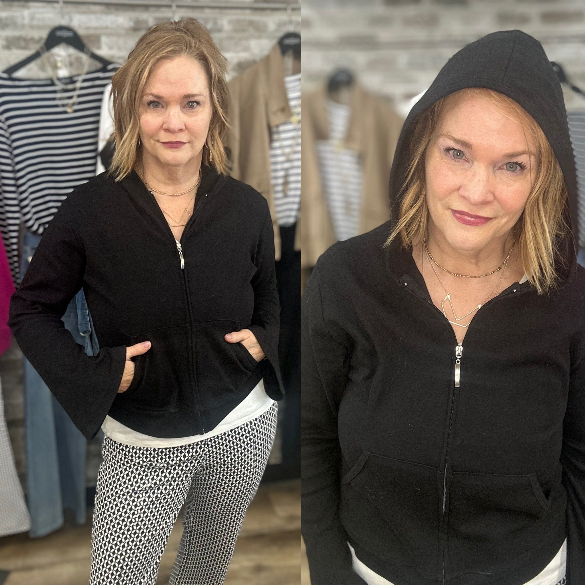 Necessities Bell Sleeve Hoodie