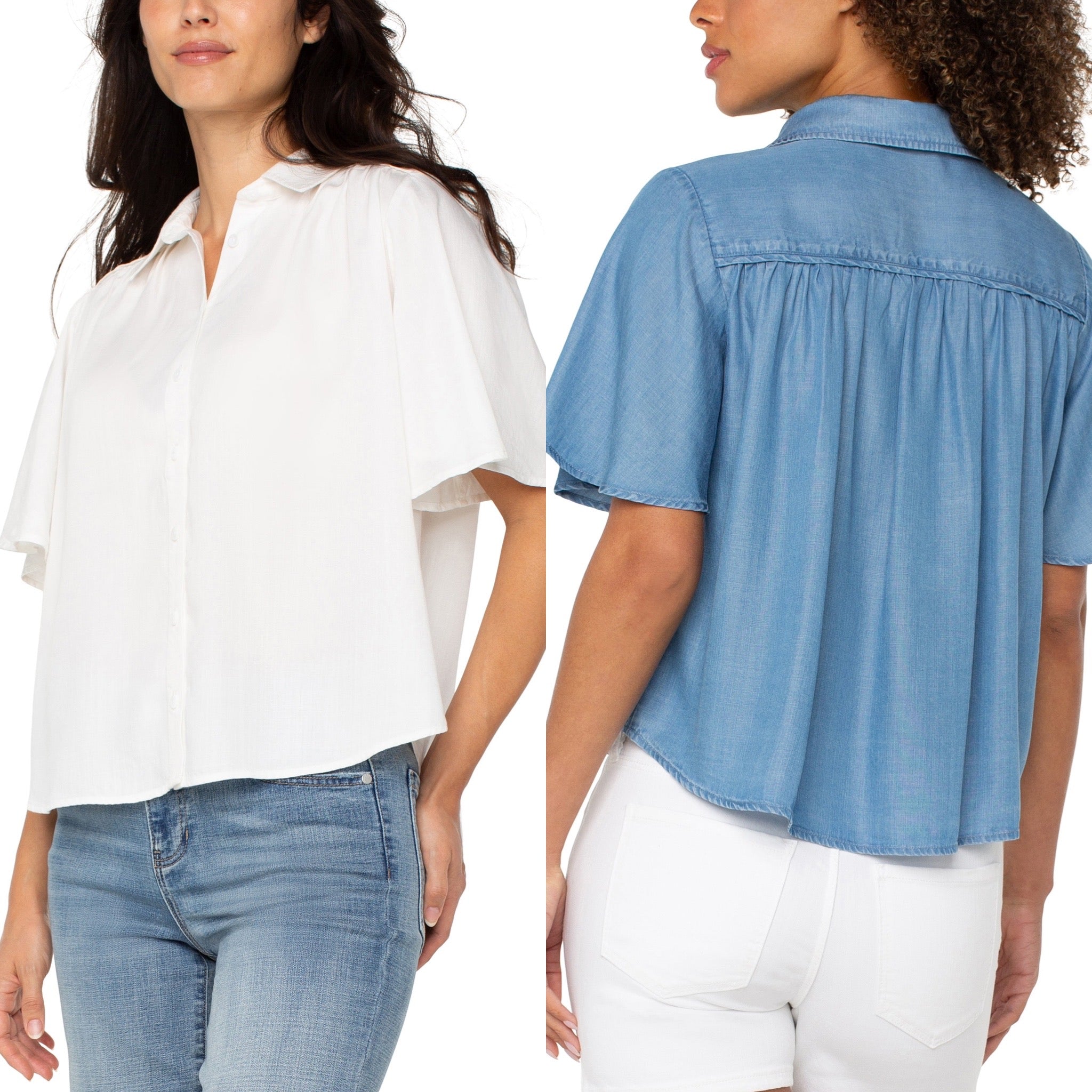 LPLA Delwood Half Sleeve Button Up
