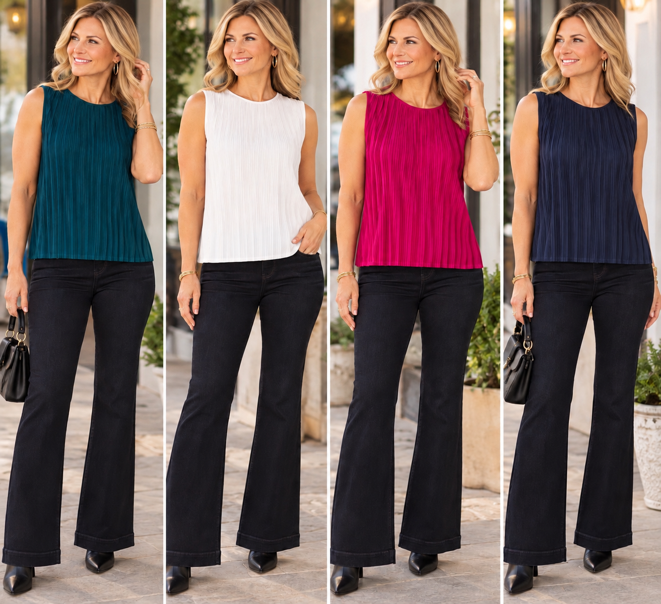LPLA Pleat Blouse