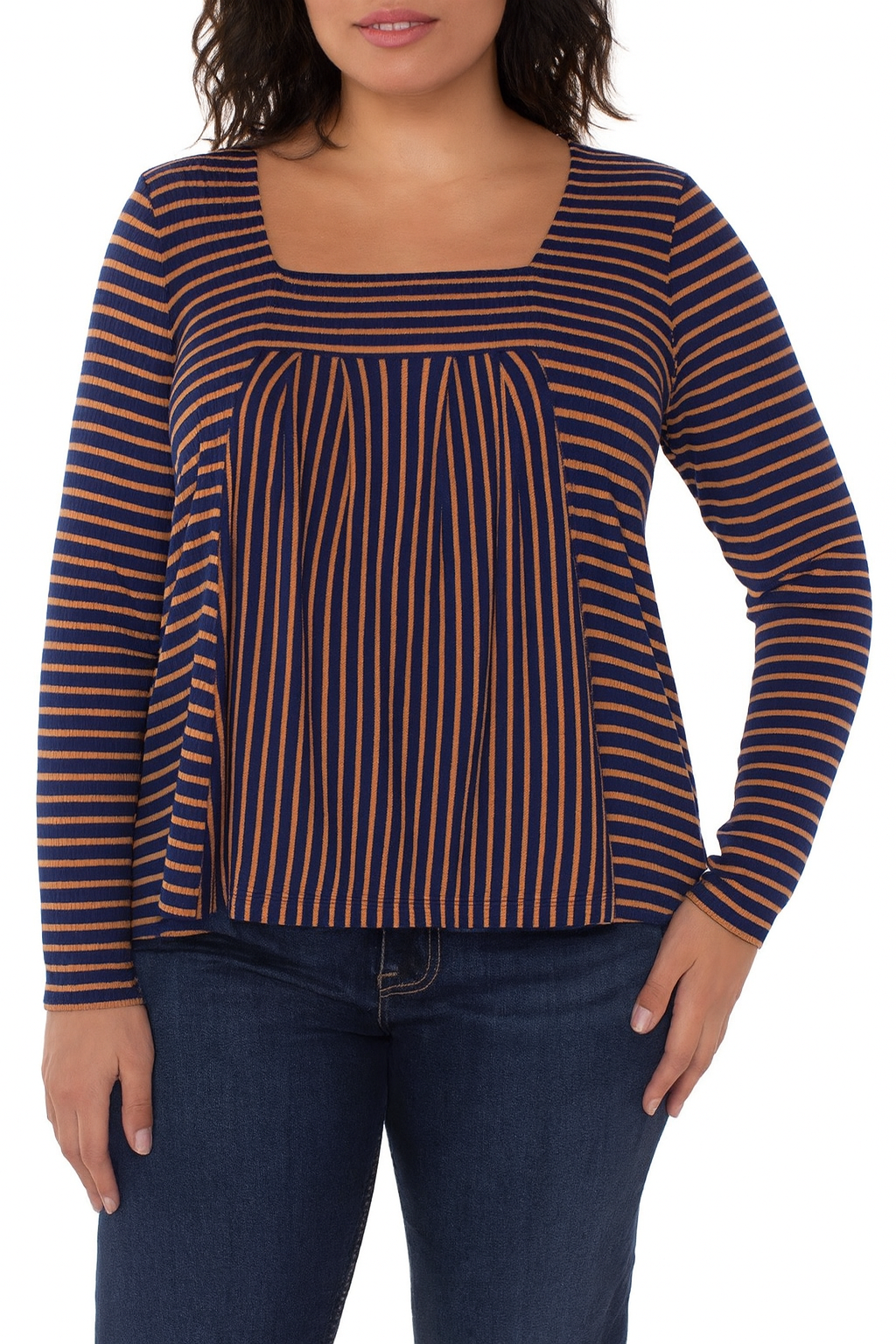 LPLA long sleeve square neck top