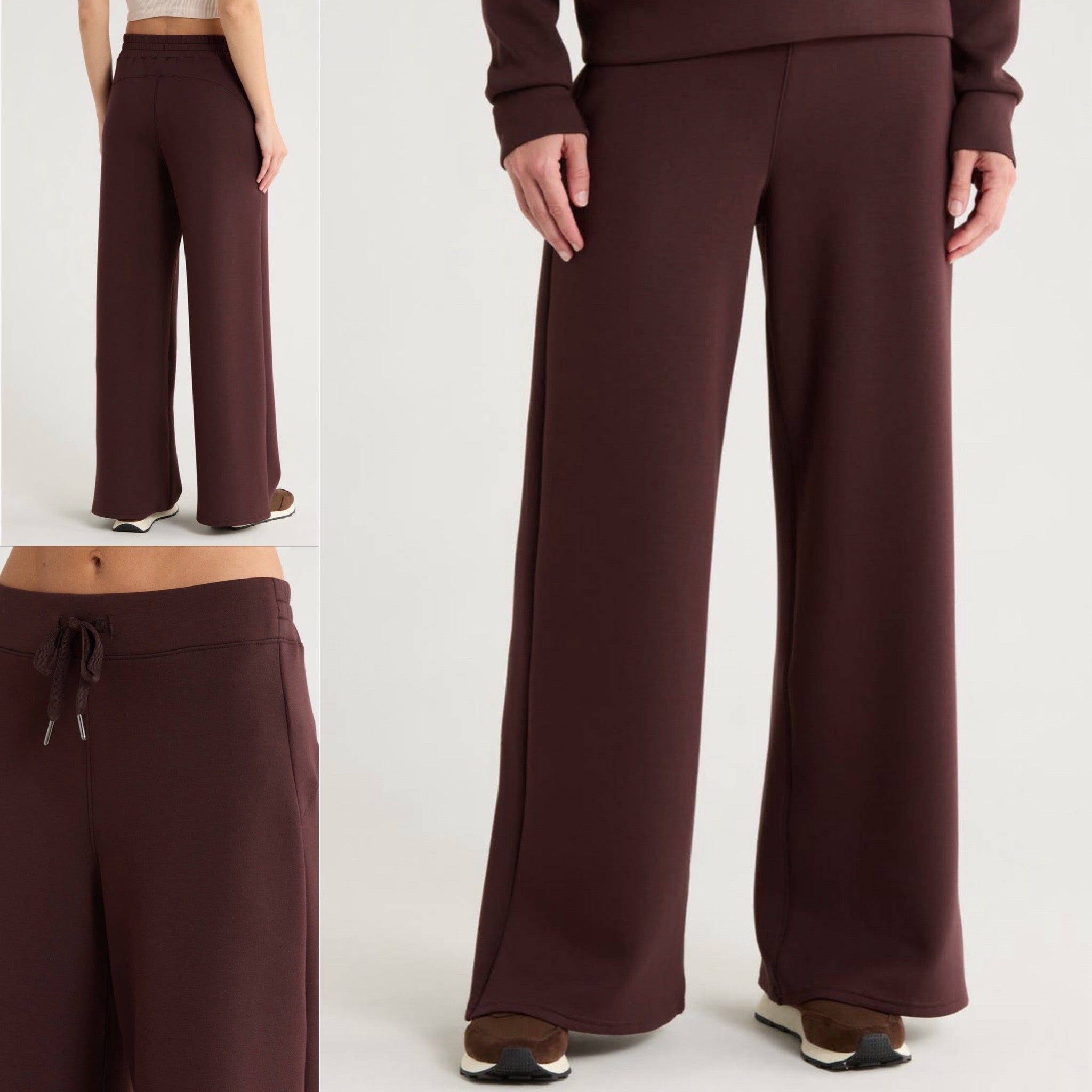 SPANX AE Truffle Brown Wide Leg Pant