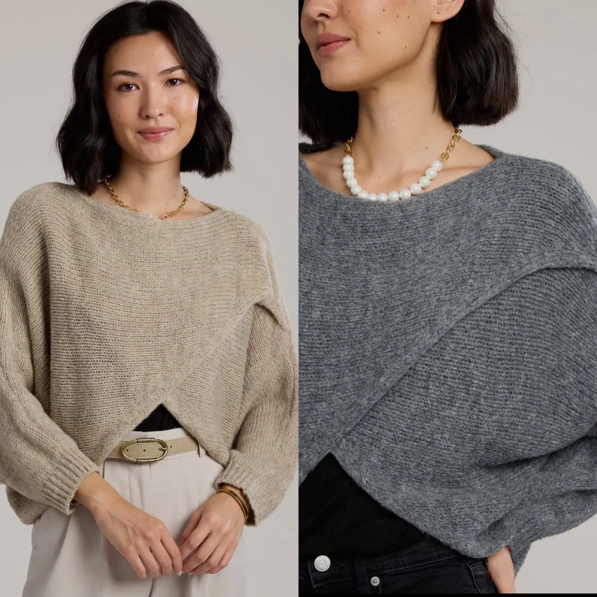 Alessandra Knit Wrap Sweater