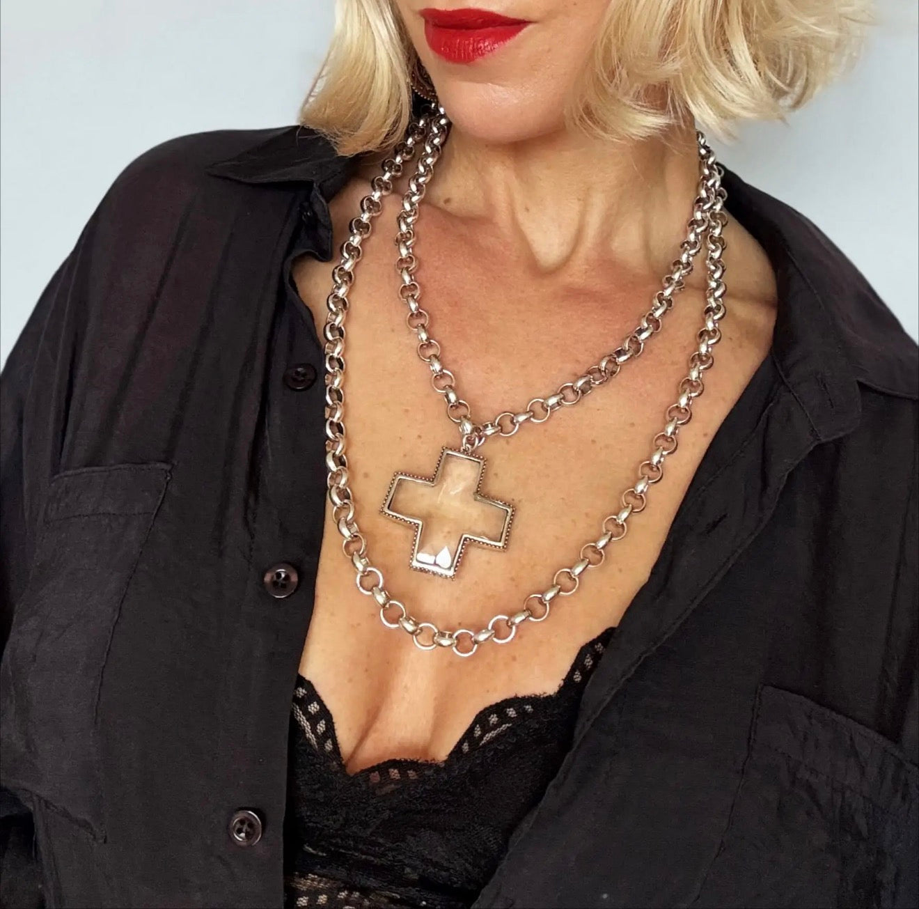 KD Grace, Love, Trust necklace