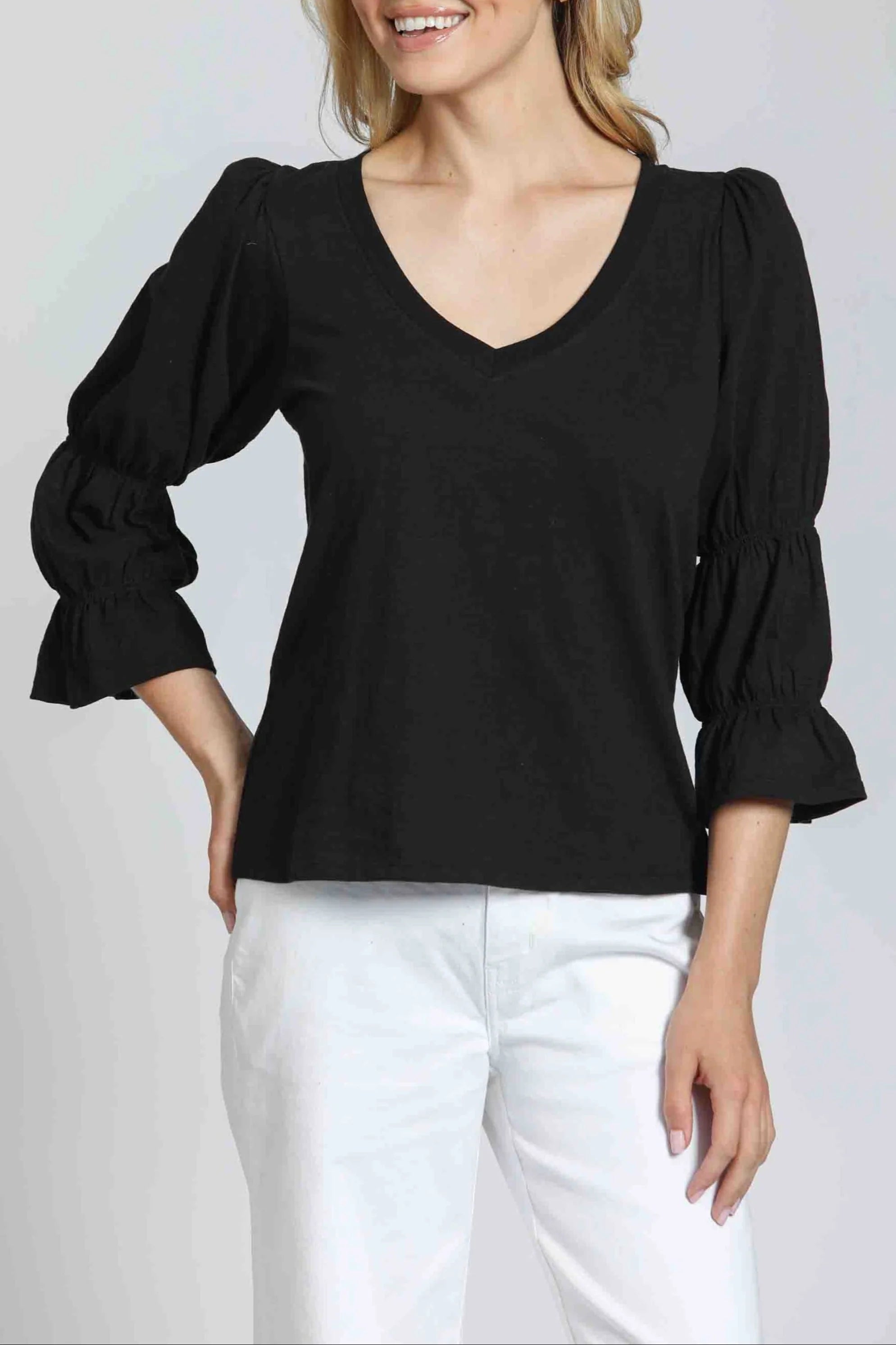 APNY Renaissance Sleeve Knit Top
