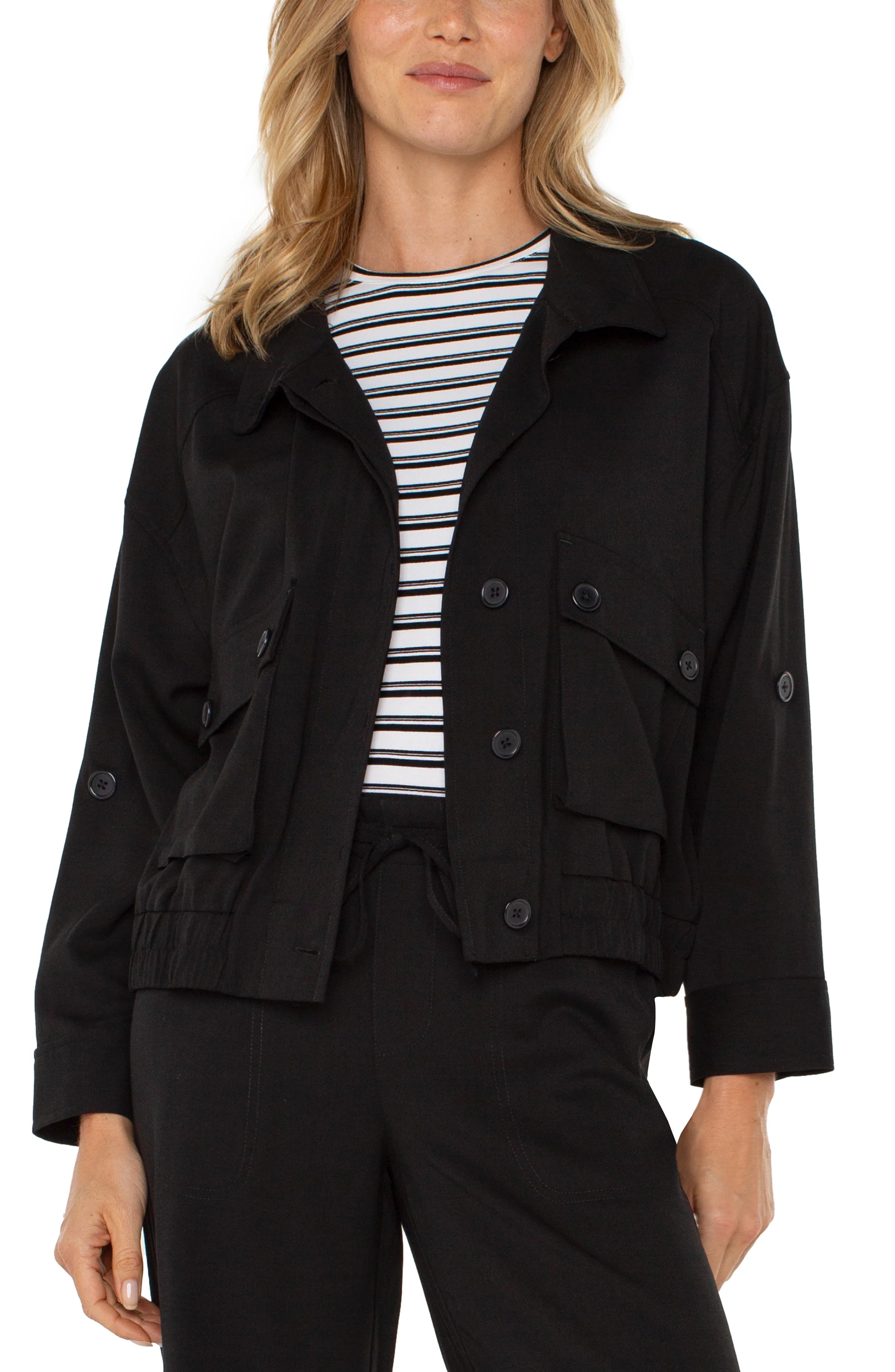 LPLA Crop Utility Jacket. s39