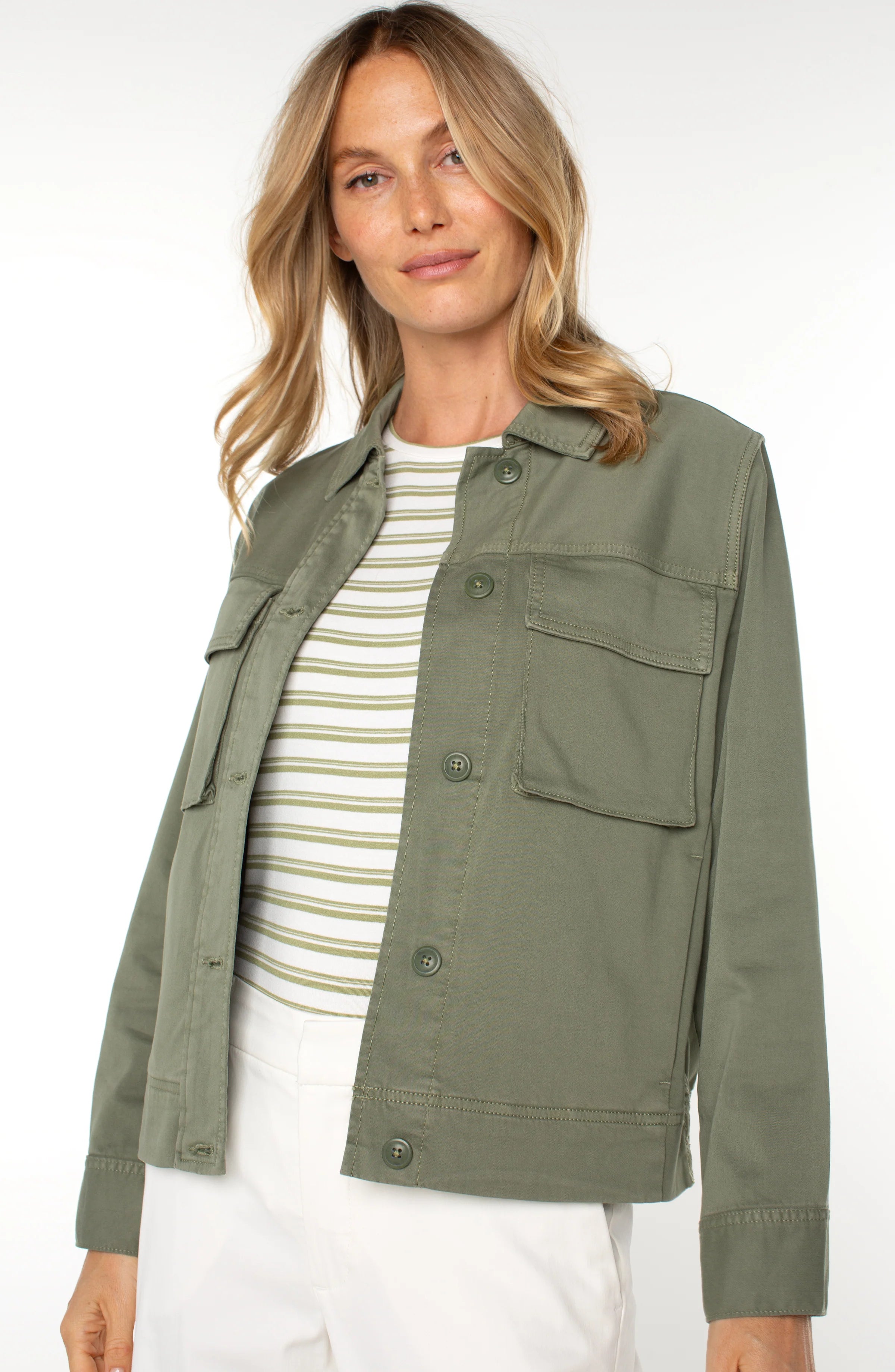 LPLA Martini Olive Cargo Jacket