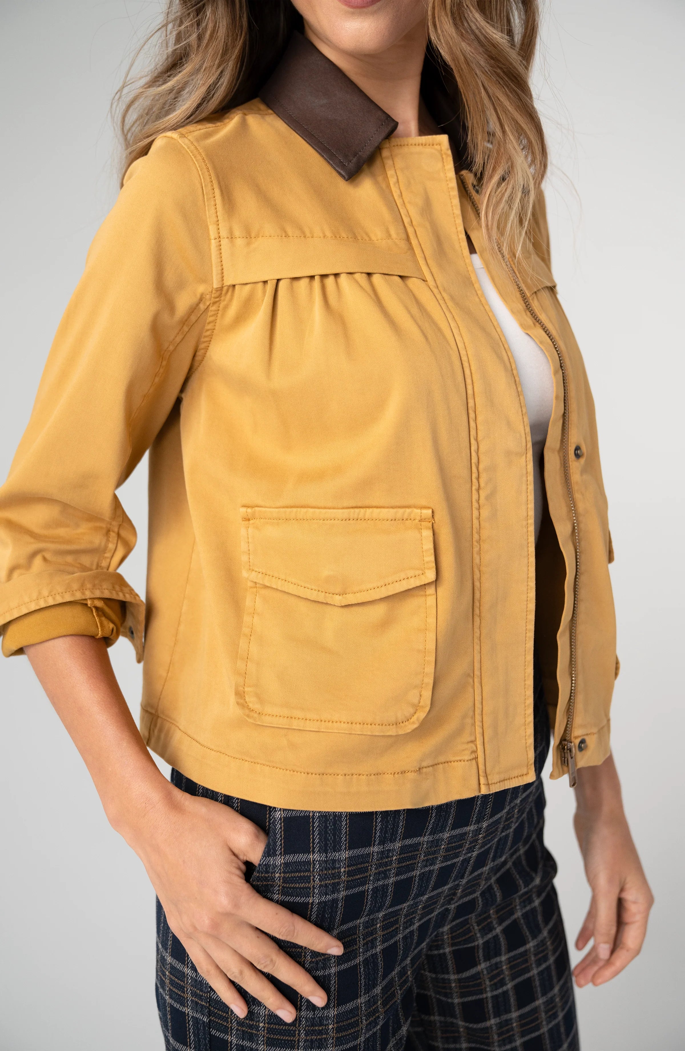 LPLA Collared Swing Jacket