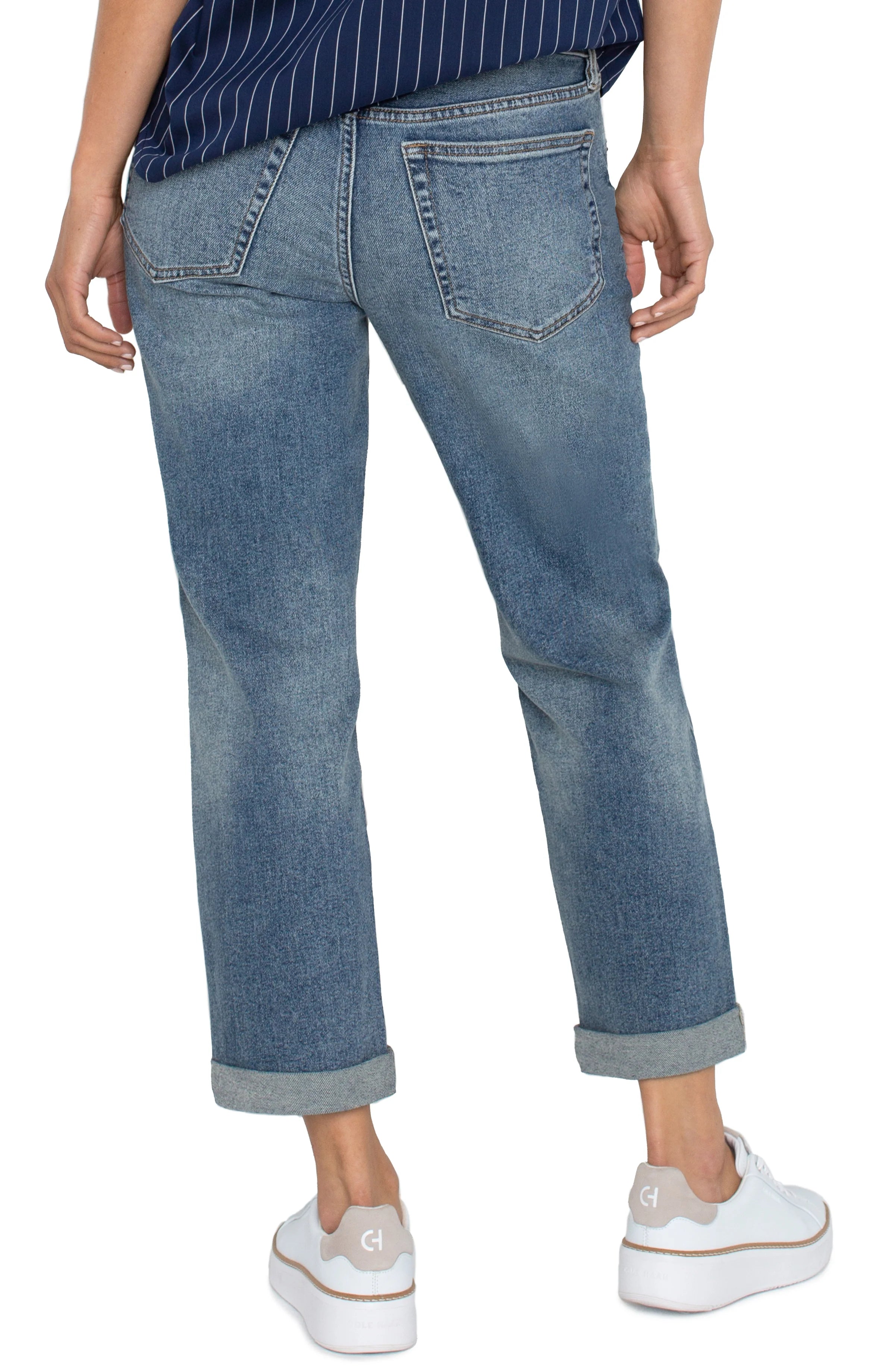 LPLA Austwell Keeper Button Fly Boyfriend Jeans