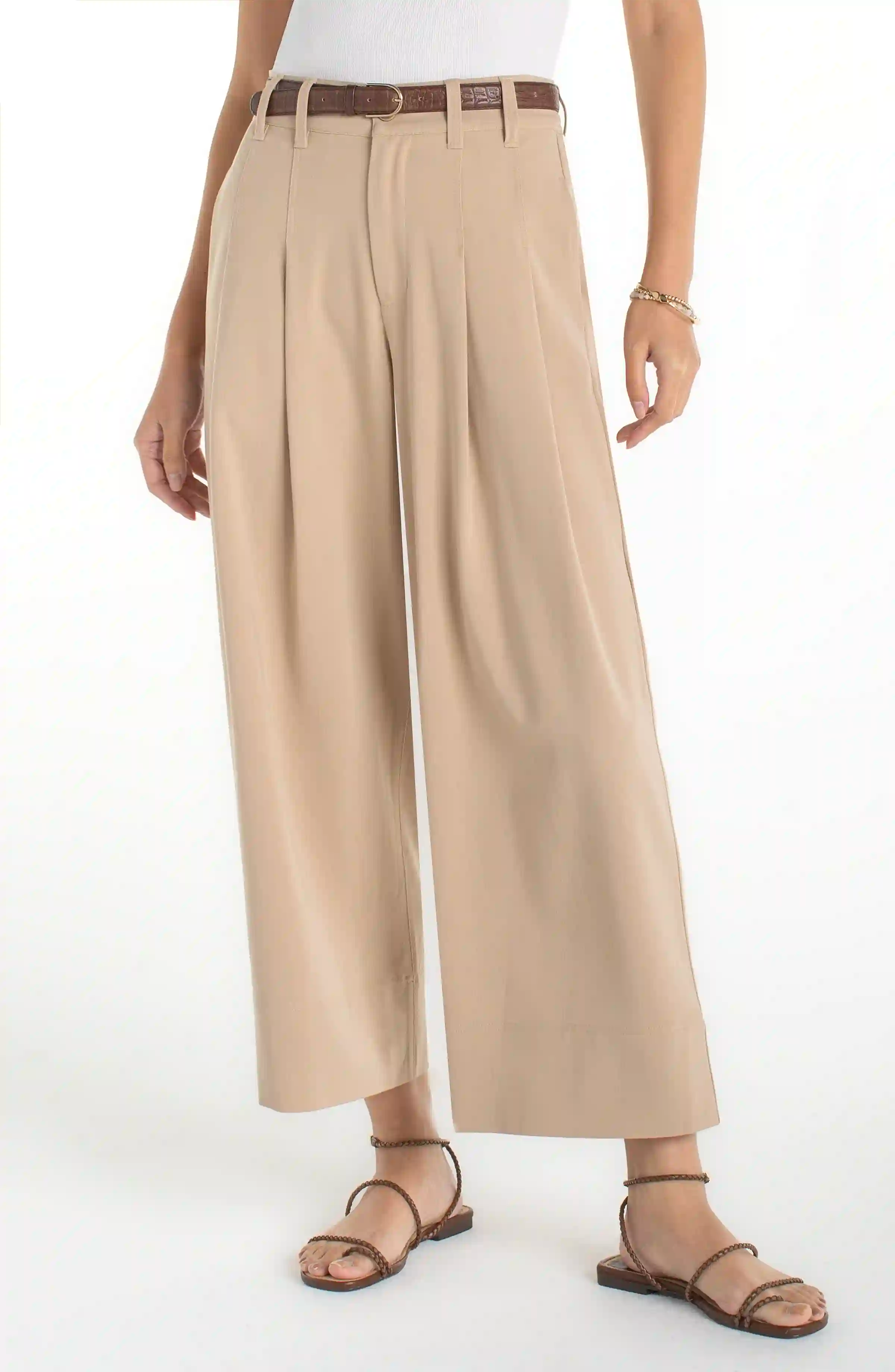 LPLA High Rise Pleated Trouser 27”