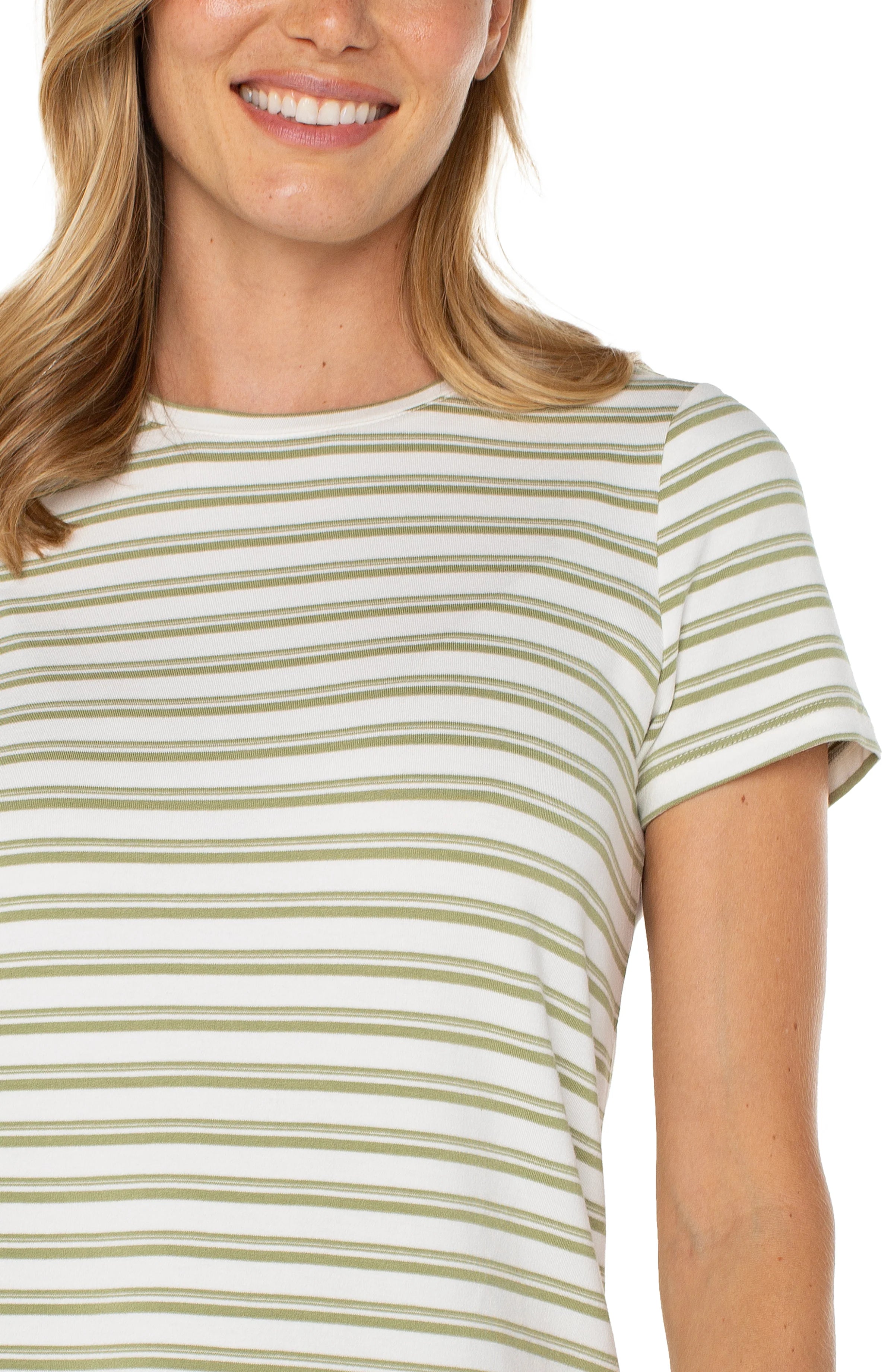 LPLA Classic Stripe Crew Neck Tee