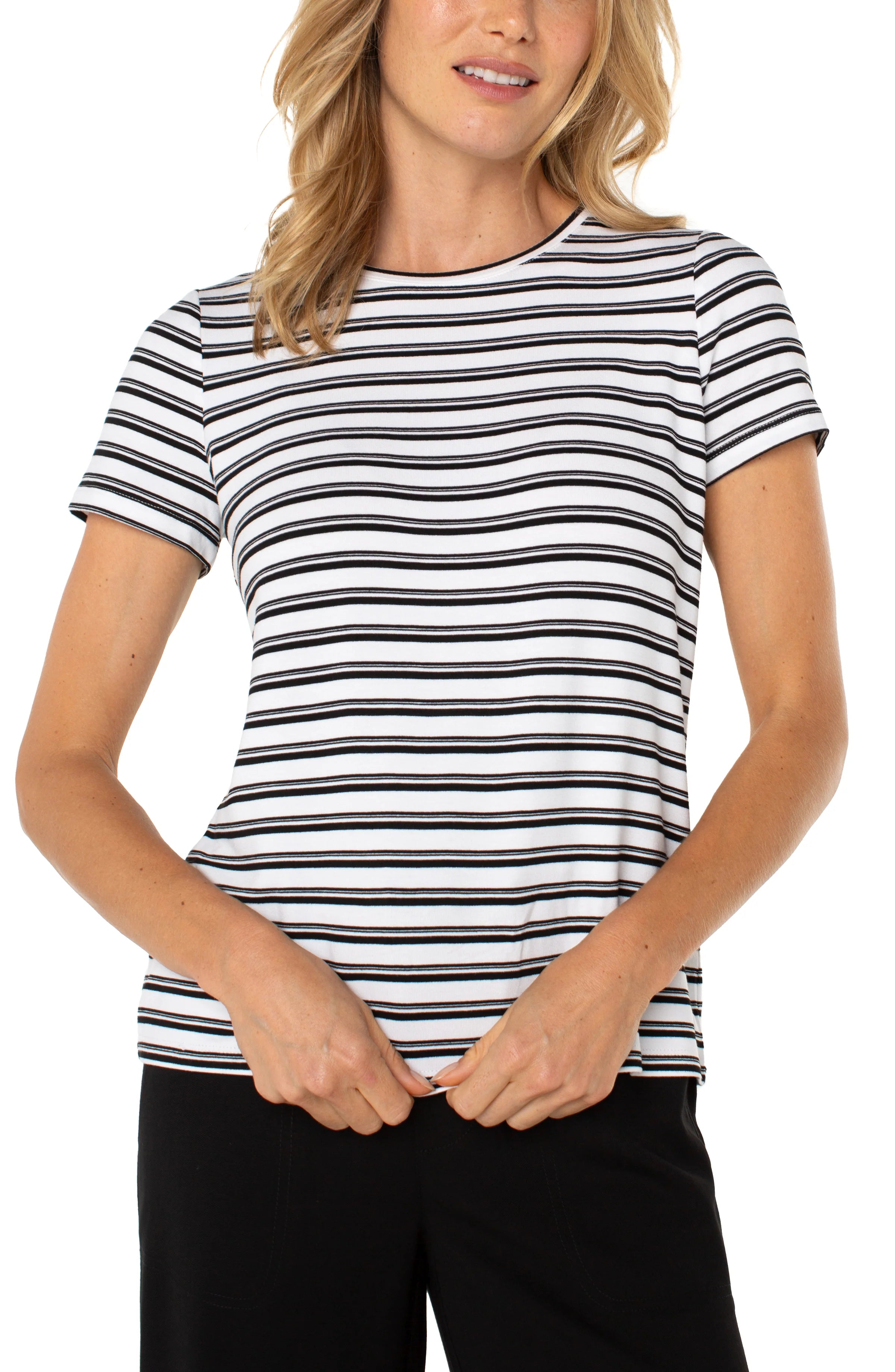 LPLA Classic Stripe Crew Neck Tee