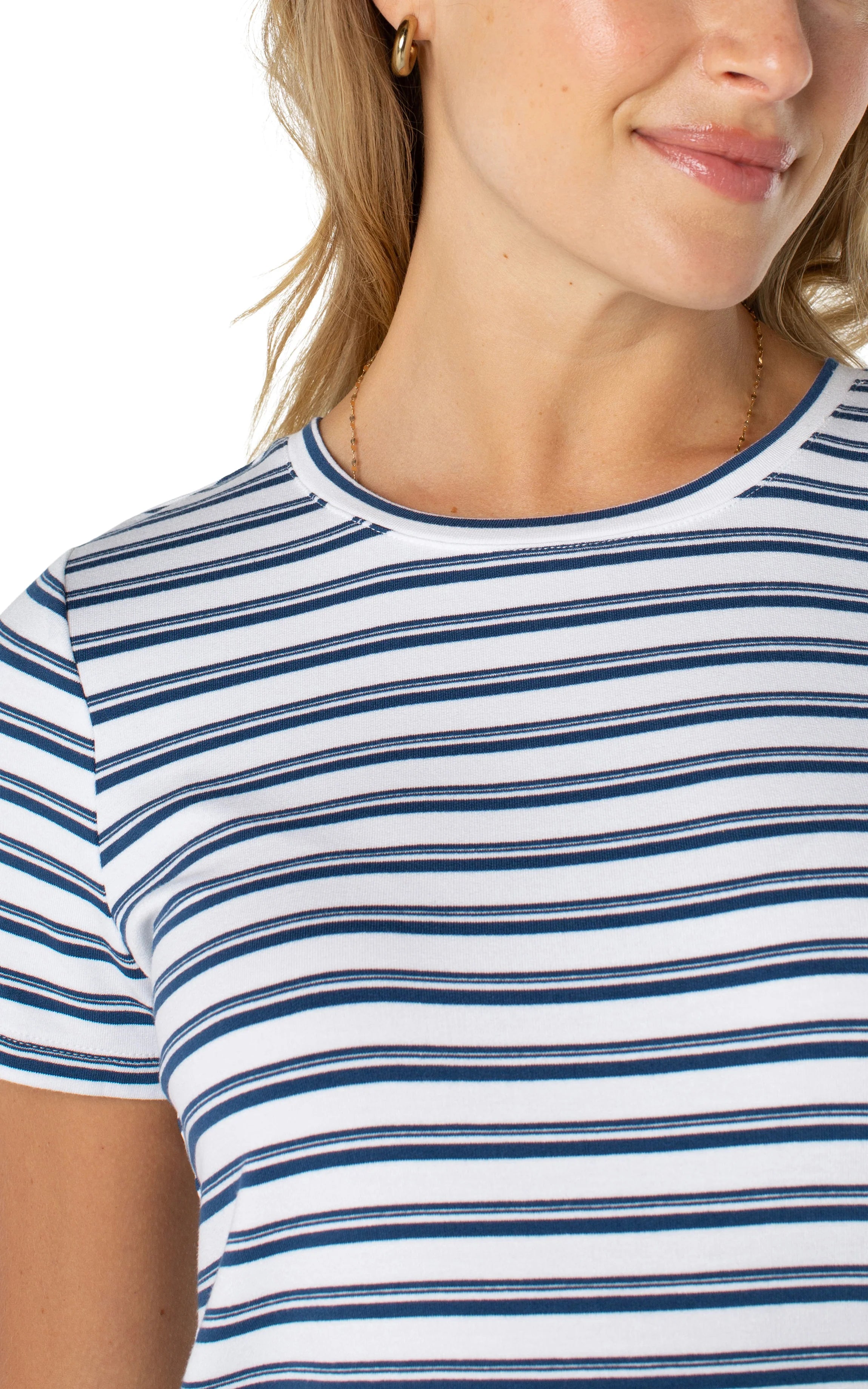 LPLA Classic Stripe Crew Neck Tee