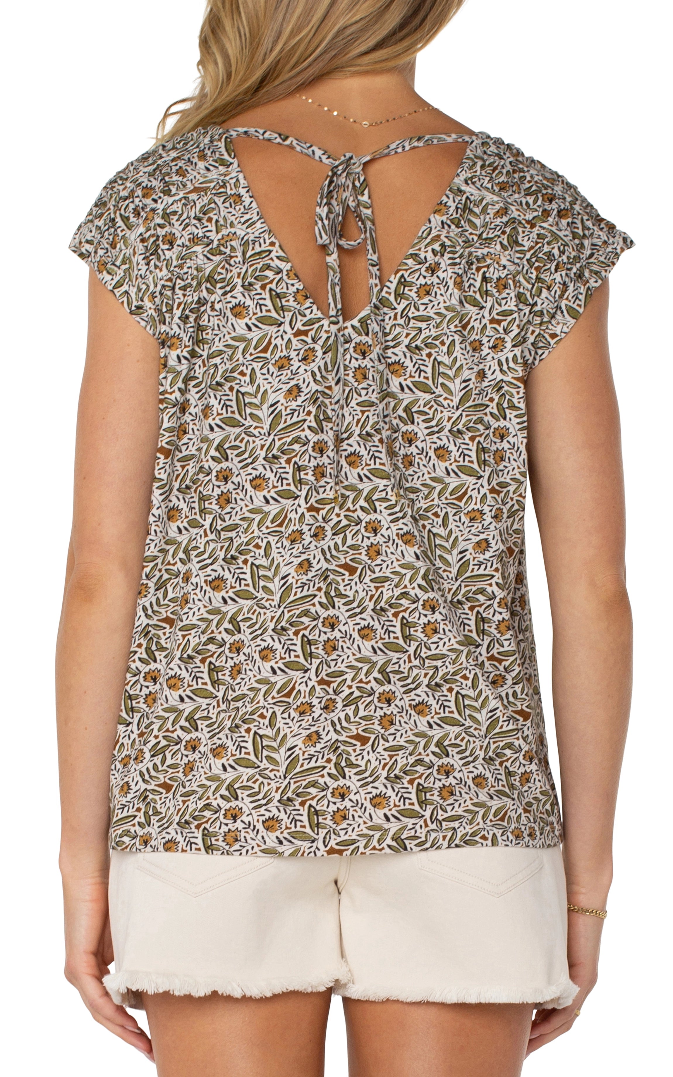 LPLA Olive Leaf Blouse