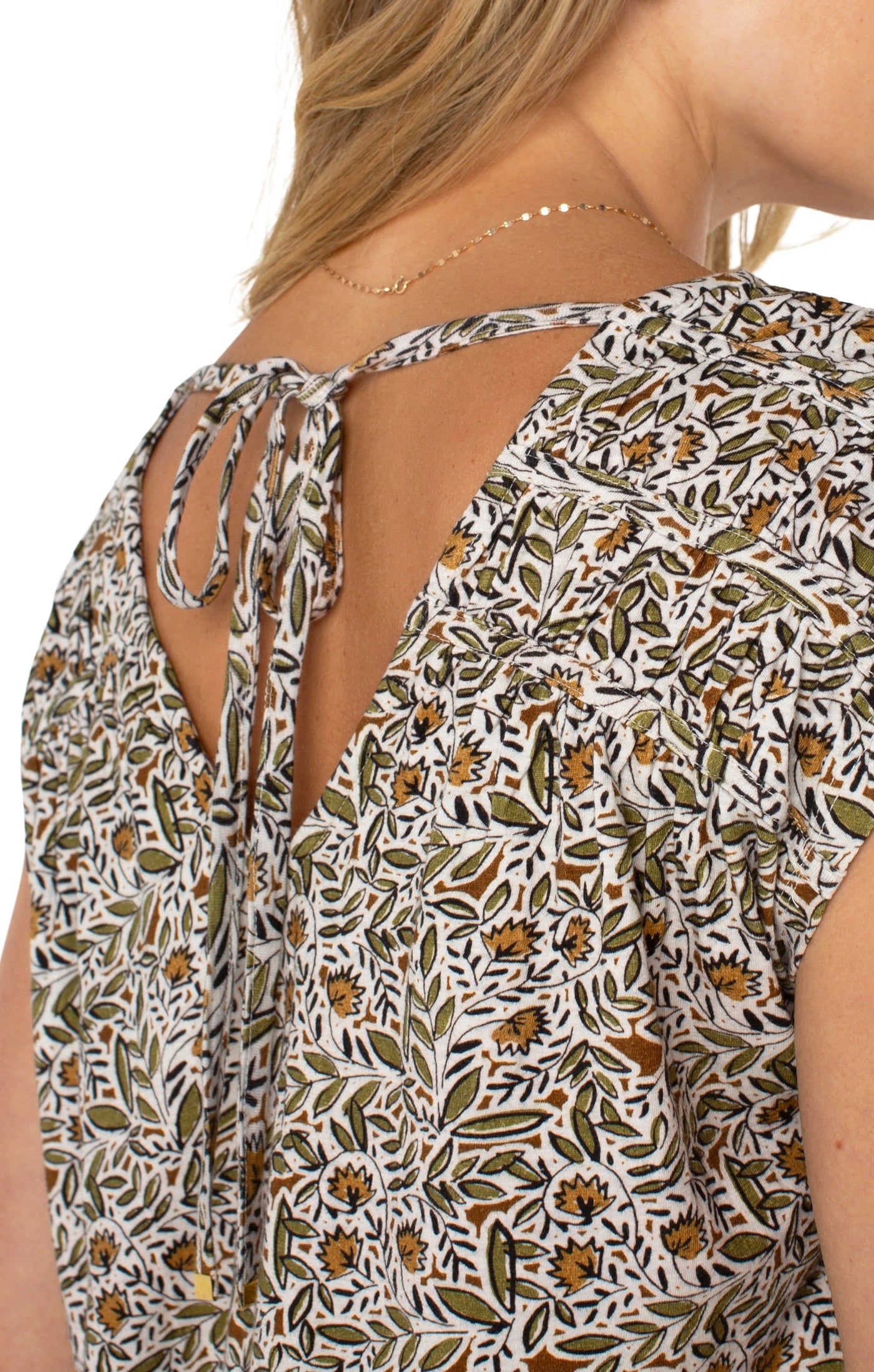 LPLA Olive Leaf Blouse