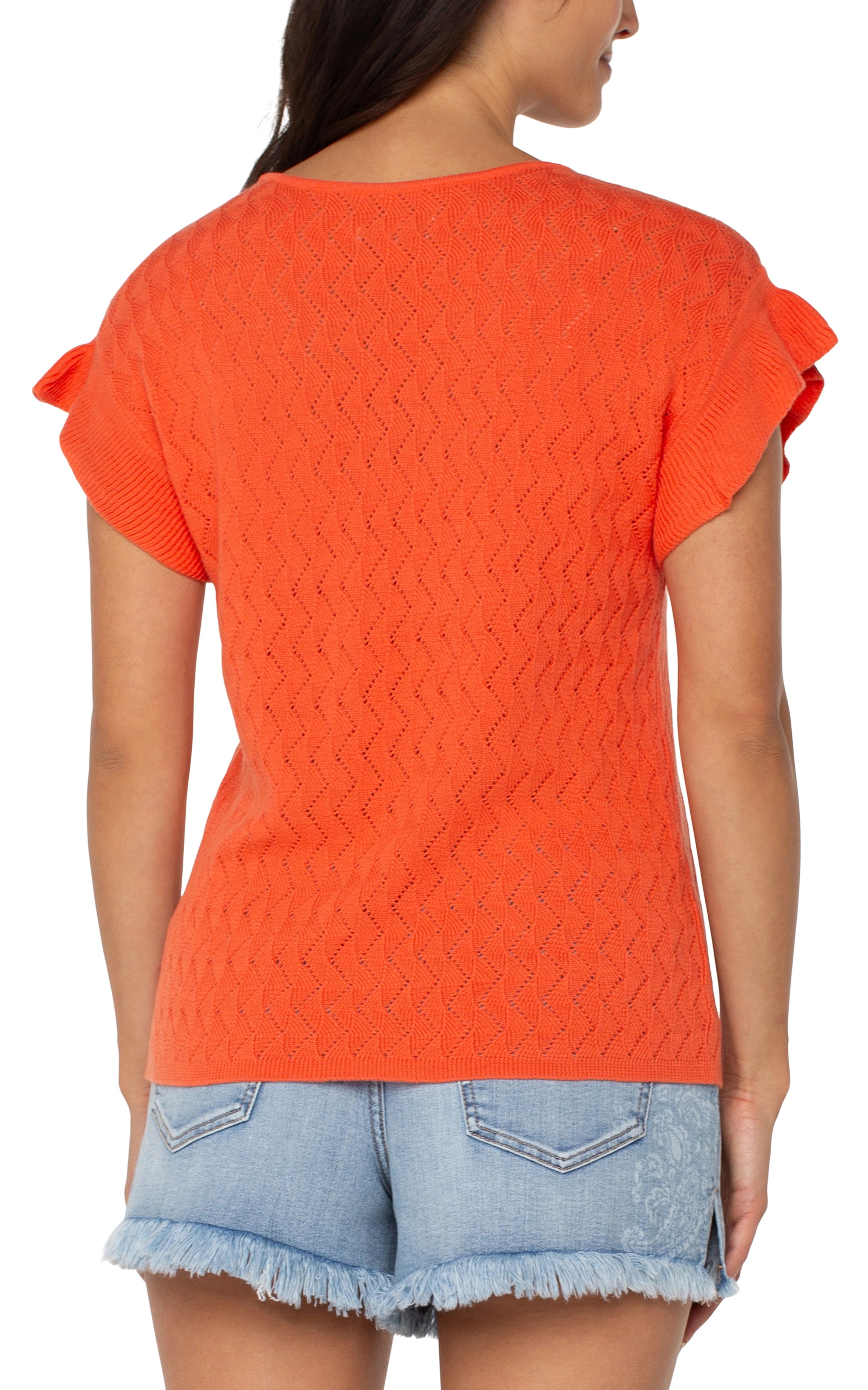 LPLA Clementine Flutter Sleeve Sweater