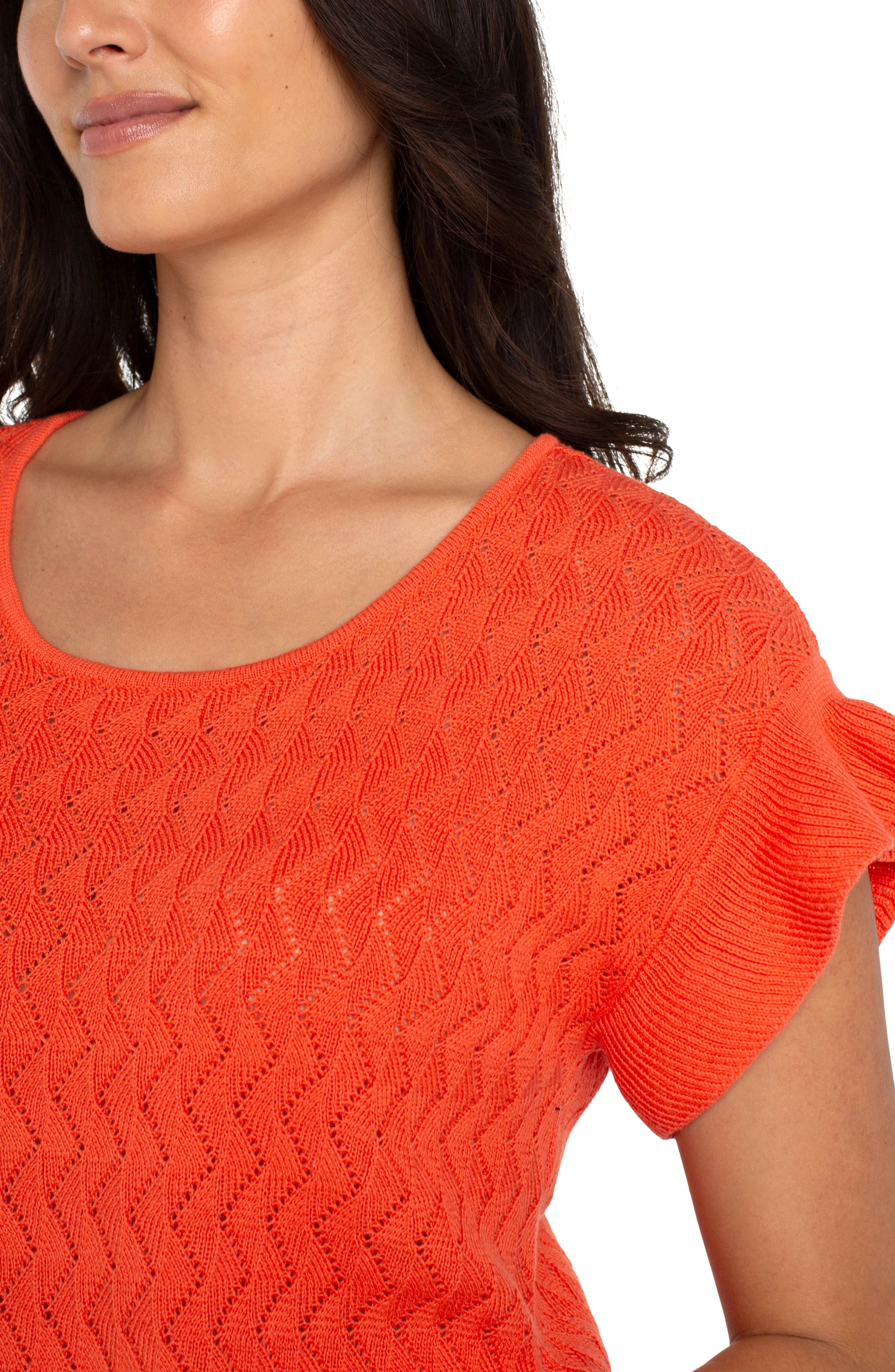 LPLA Clementine Flutter Sleeve Sweater