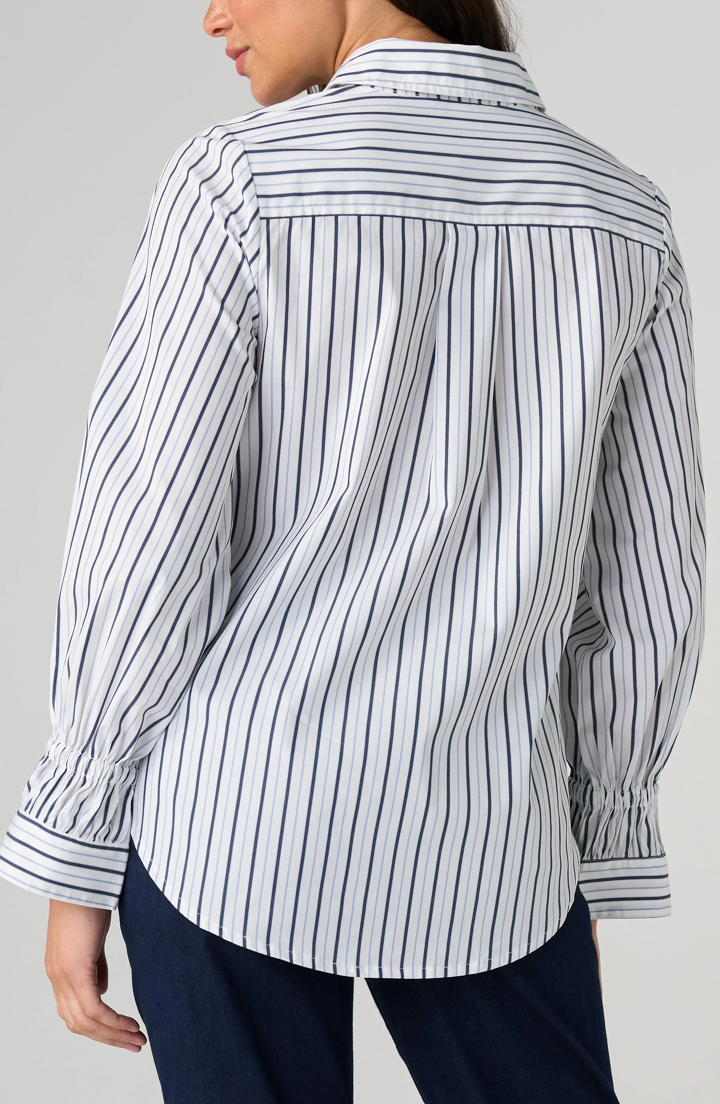 LPLA Adjustable Sleeve Button Front