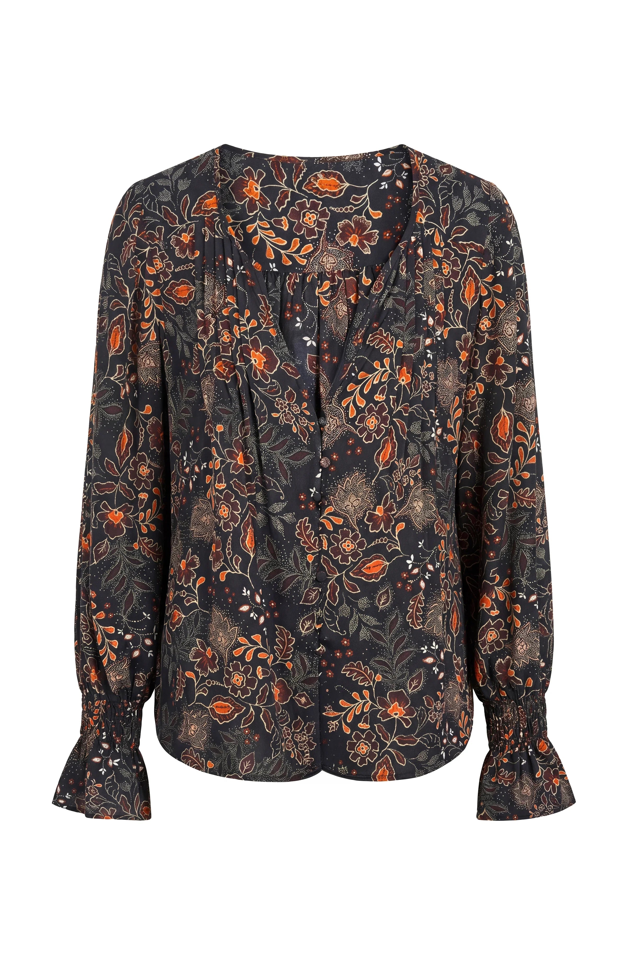 LPLA Black & Rust Blouse