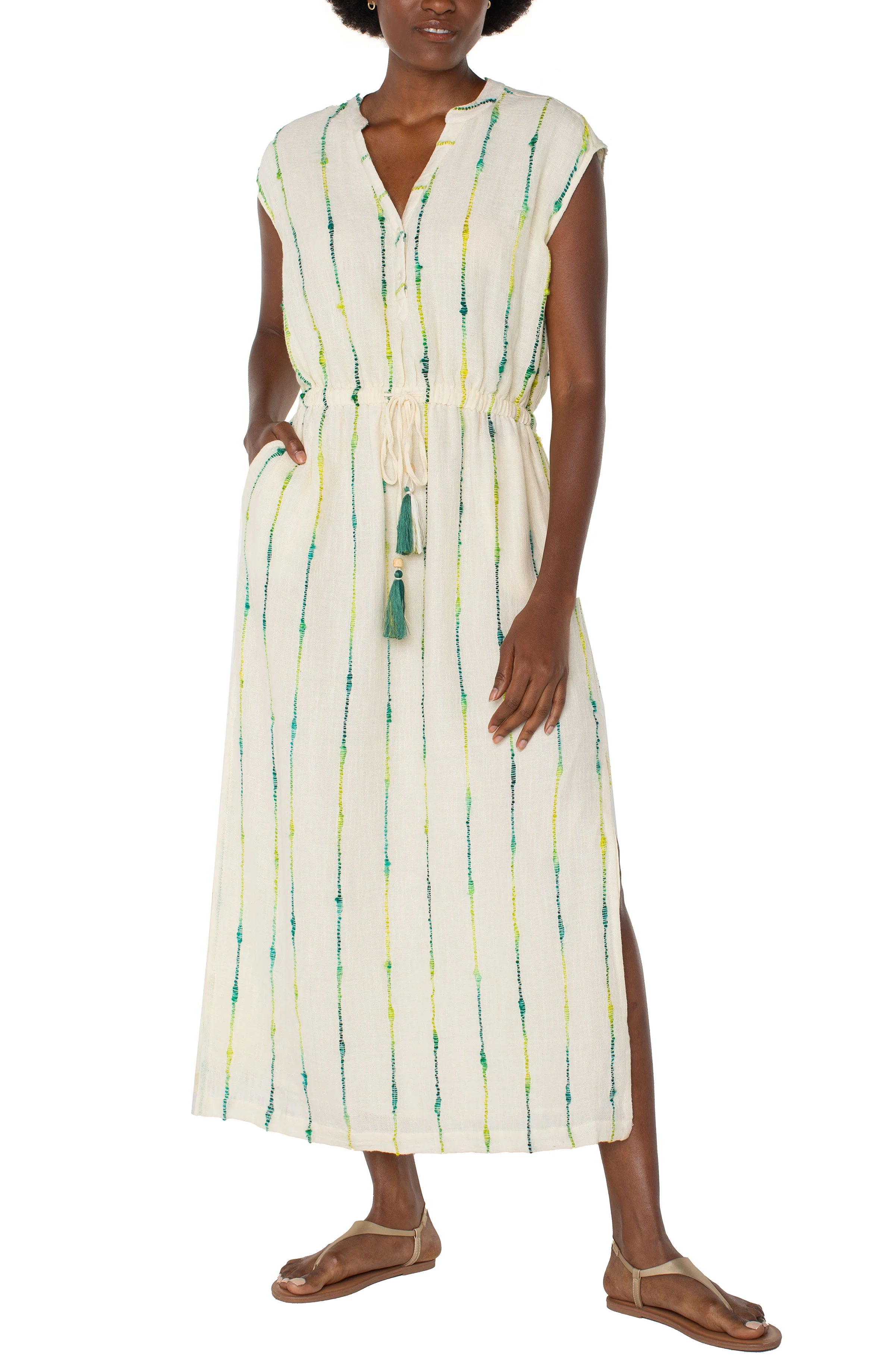 LPLA Midi Dress Ombre Green