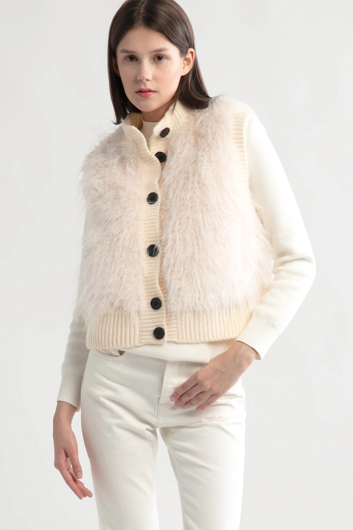 LBM Fluffy  Vest ONE SIZE