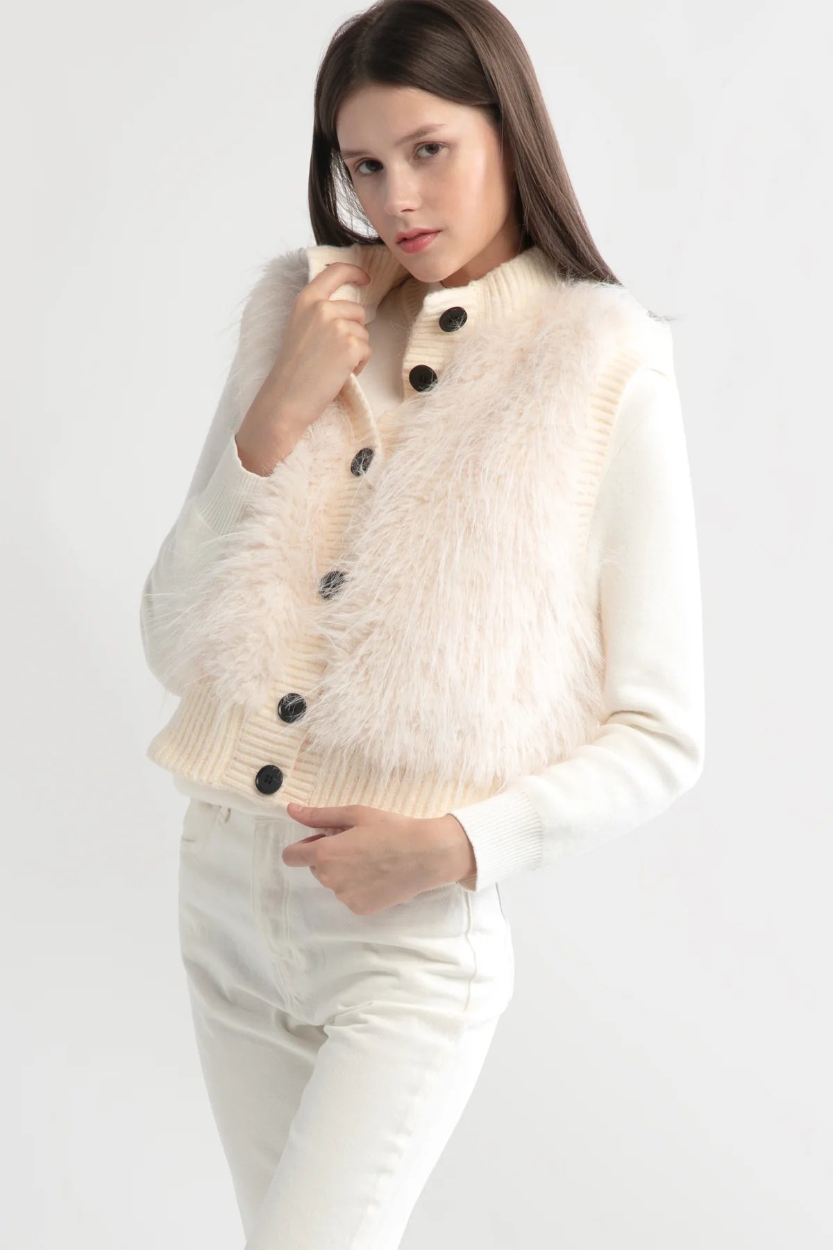 LBM Fluffy  Vest ONE SIZE